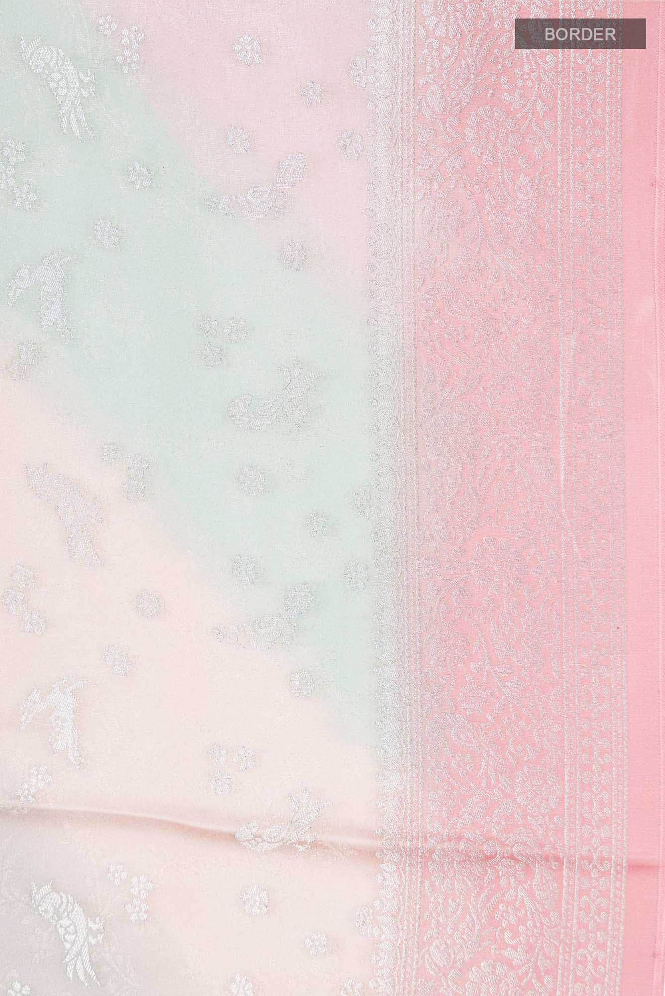 Multi Satin Silk Saree - Image 4