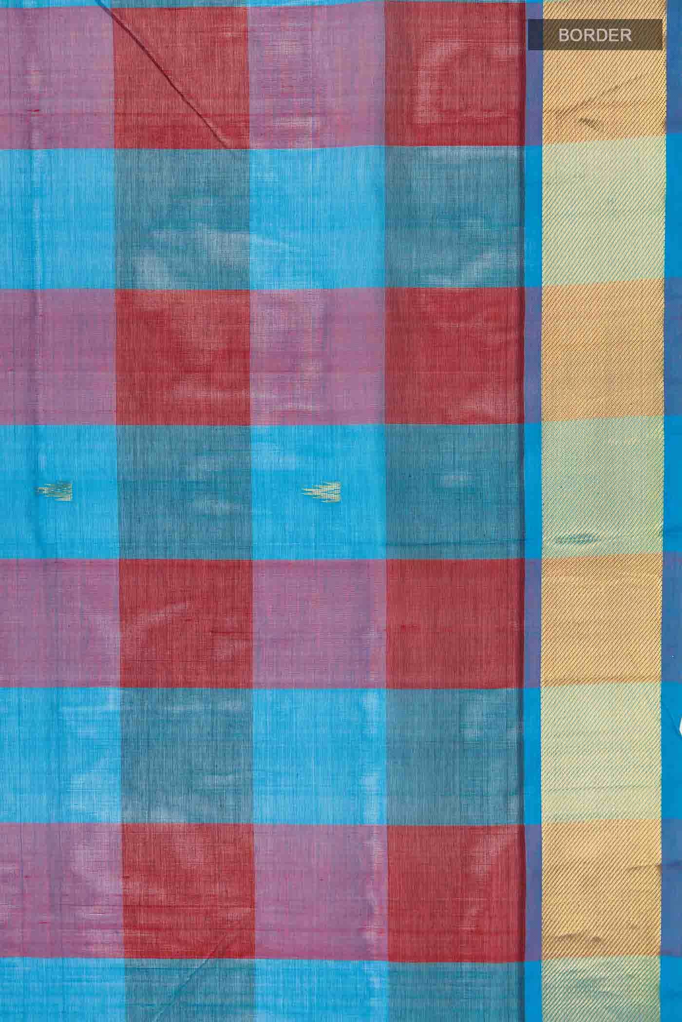 Multi Silk Cotton Saree - Image 4