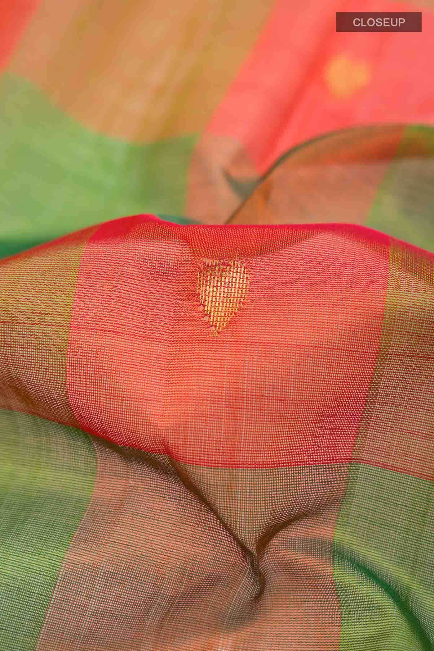 Multi Silk Cotton Saree - Image 2