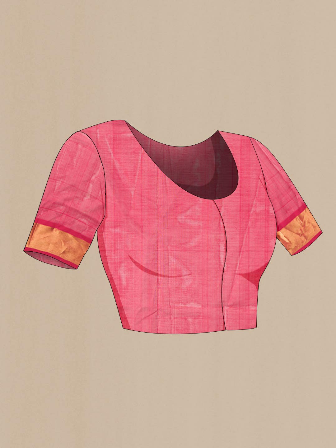 Multi Silk Cotton Saree - Image 3