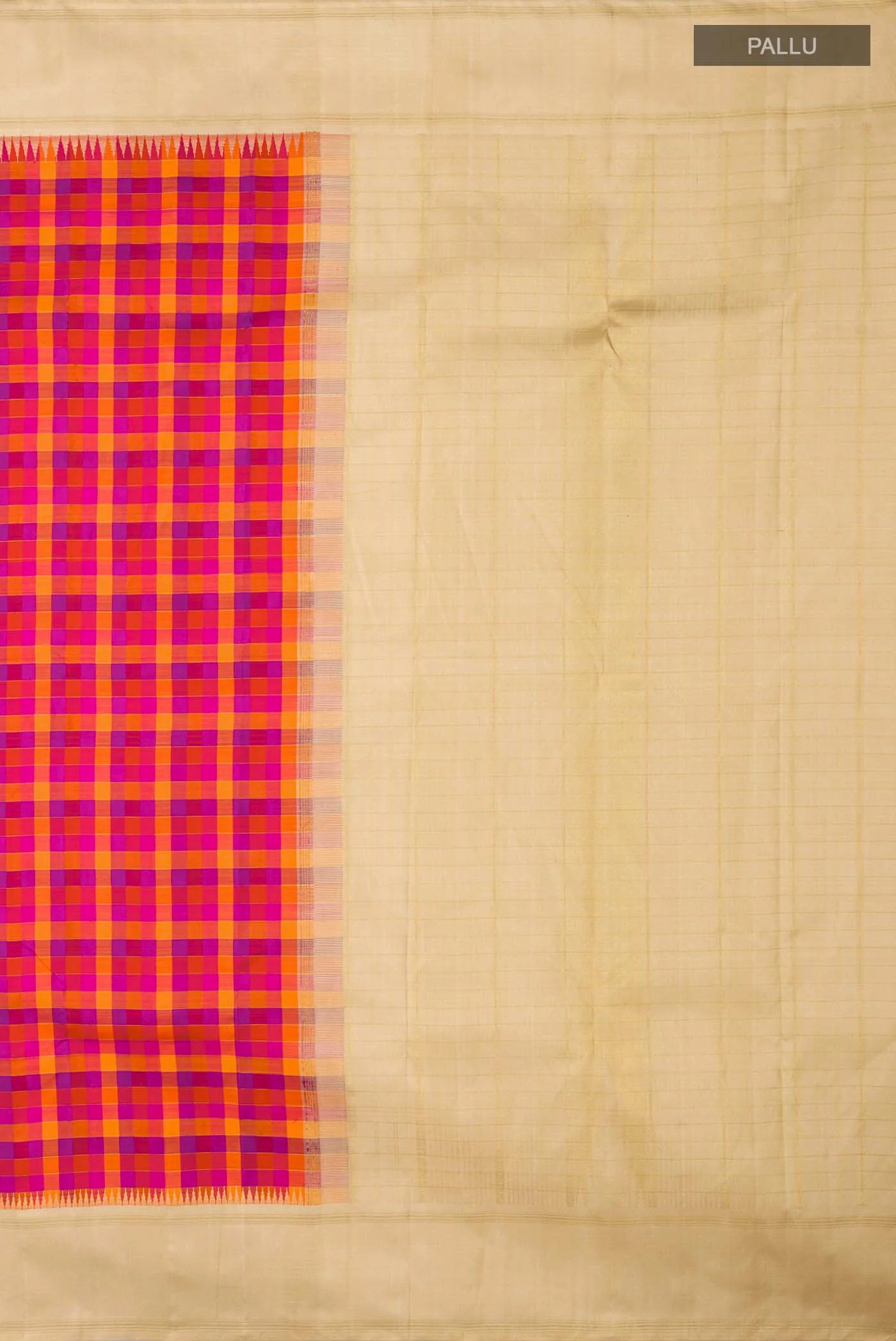 Multicolor Kanjivaram Silk Saree - Image 7