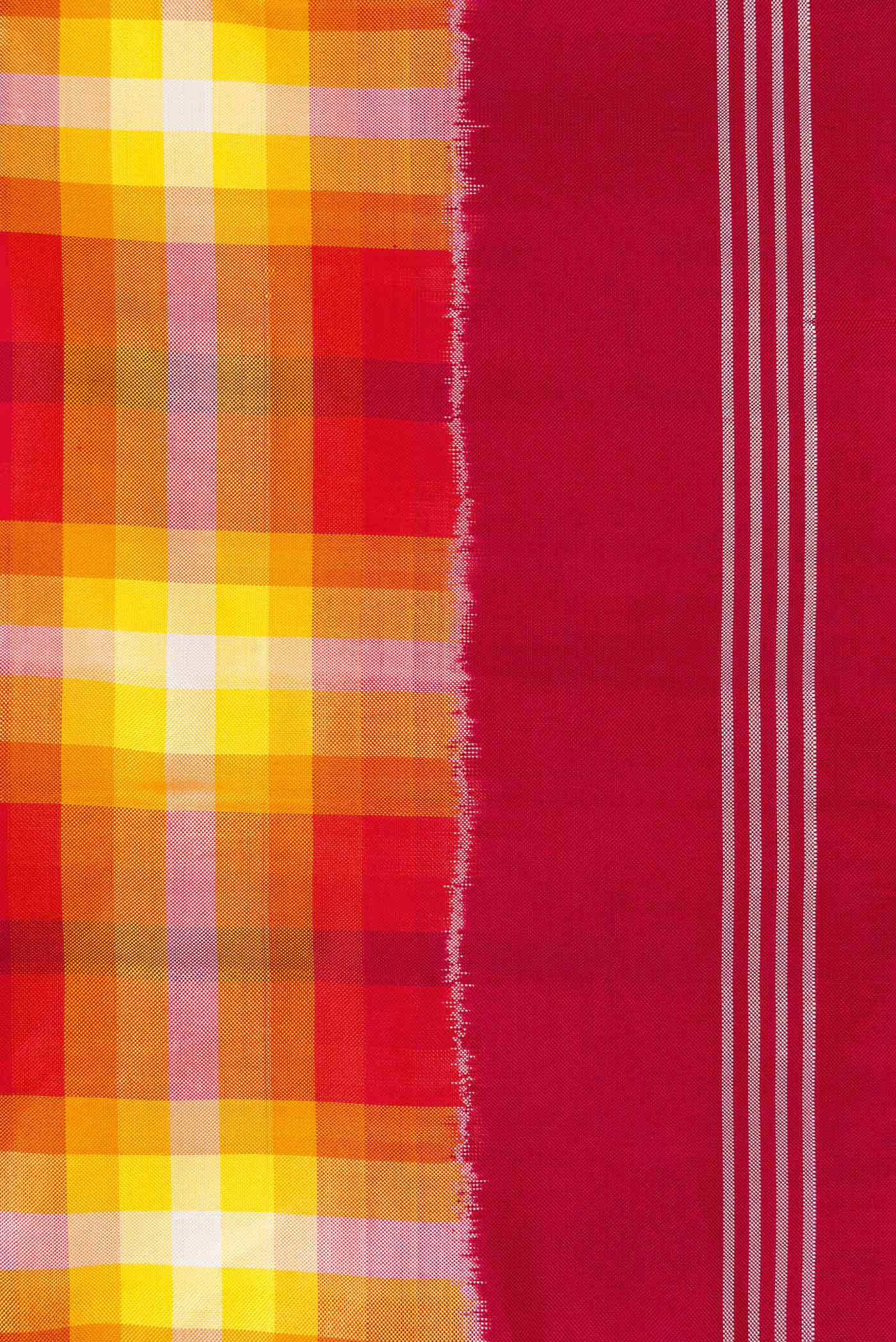 Multi Color Pochampally Silk Saree - Image 3