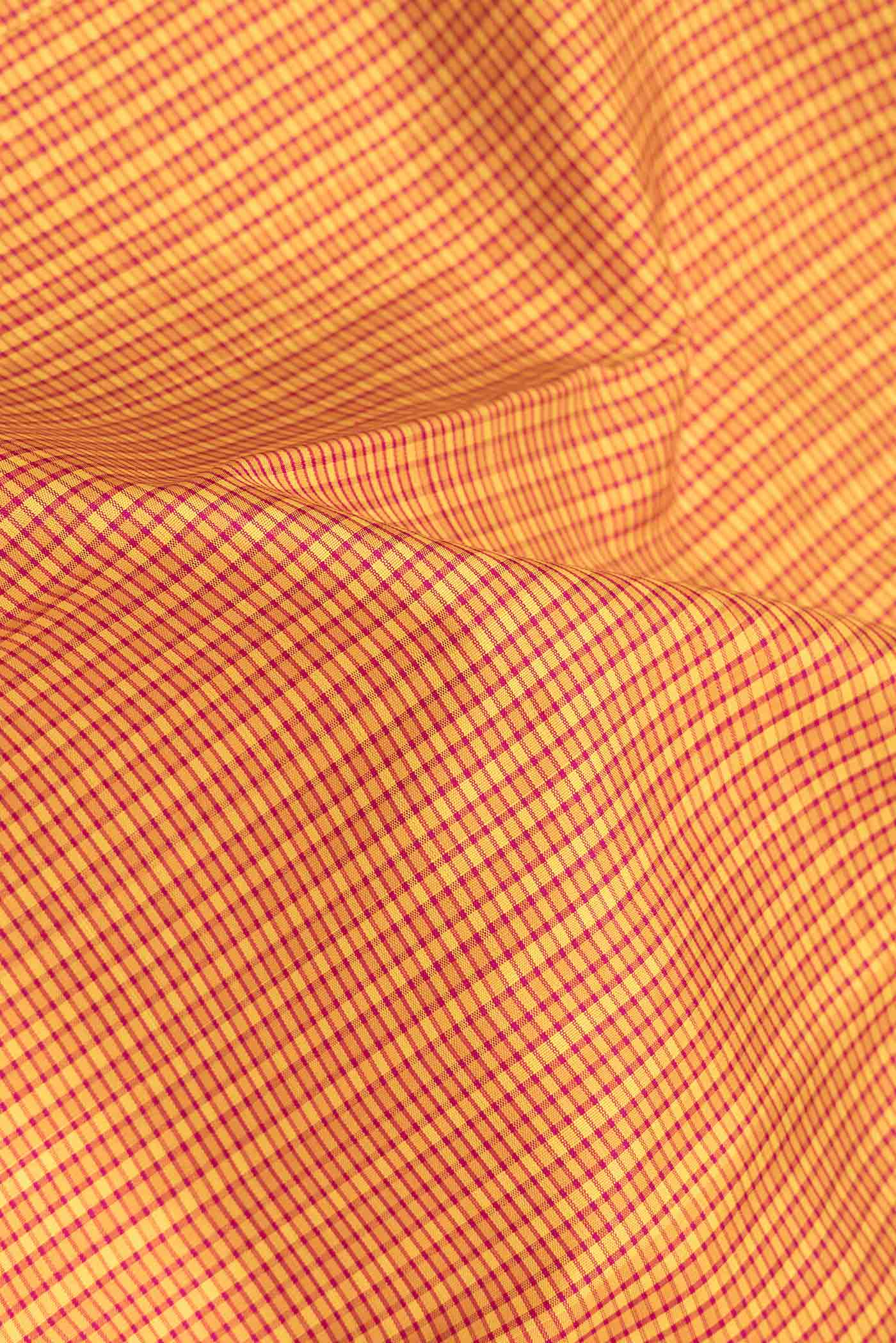 Mustard Kanchipuram Saree - Image 2