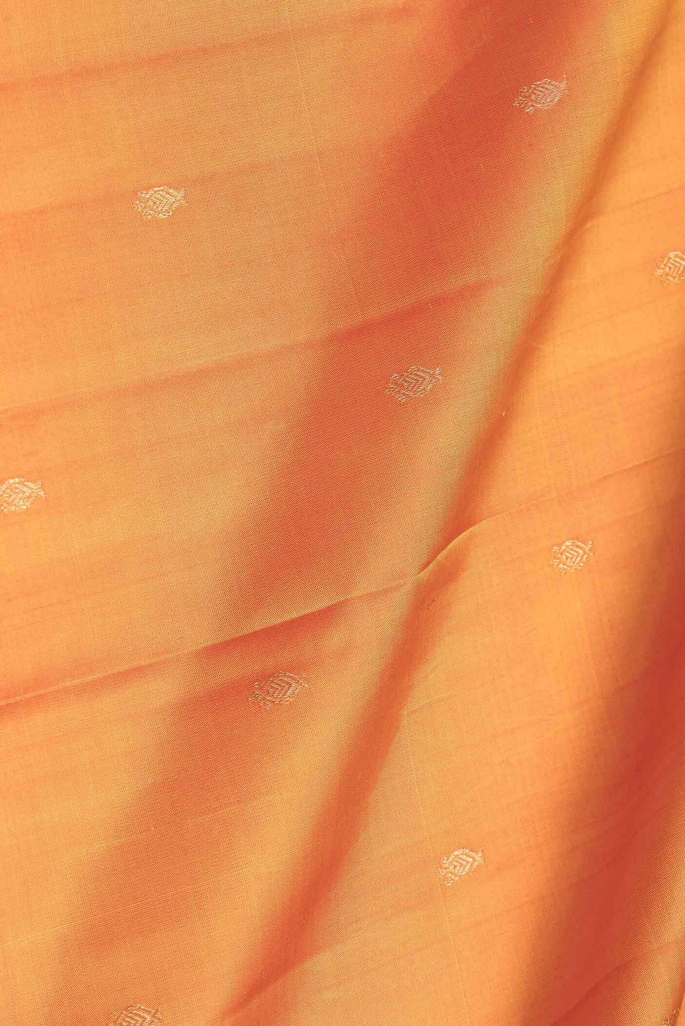 Mustard Kanchipuram Saree - Image 2