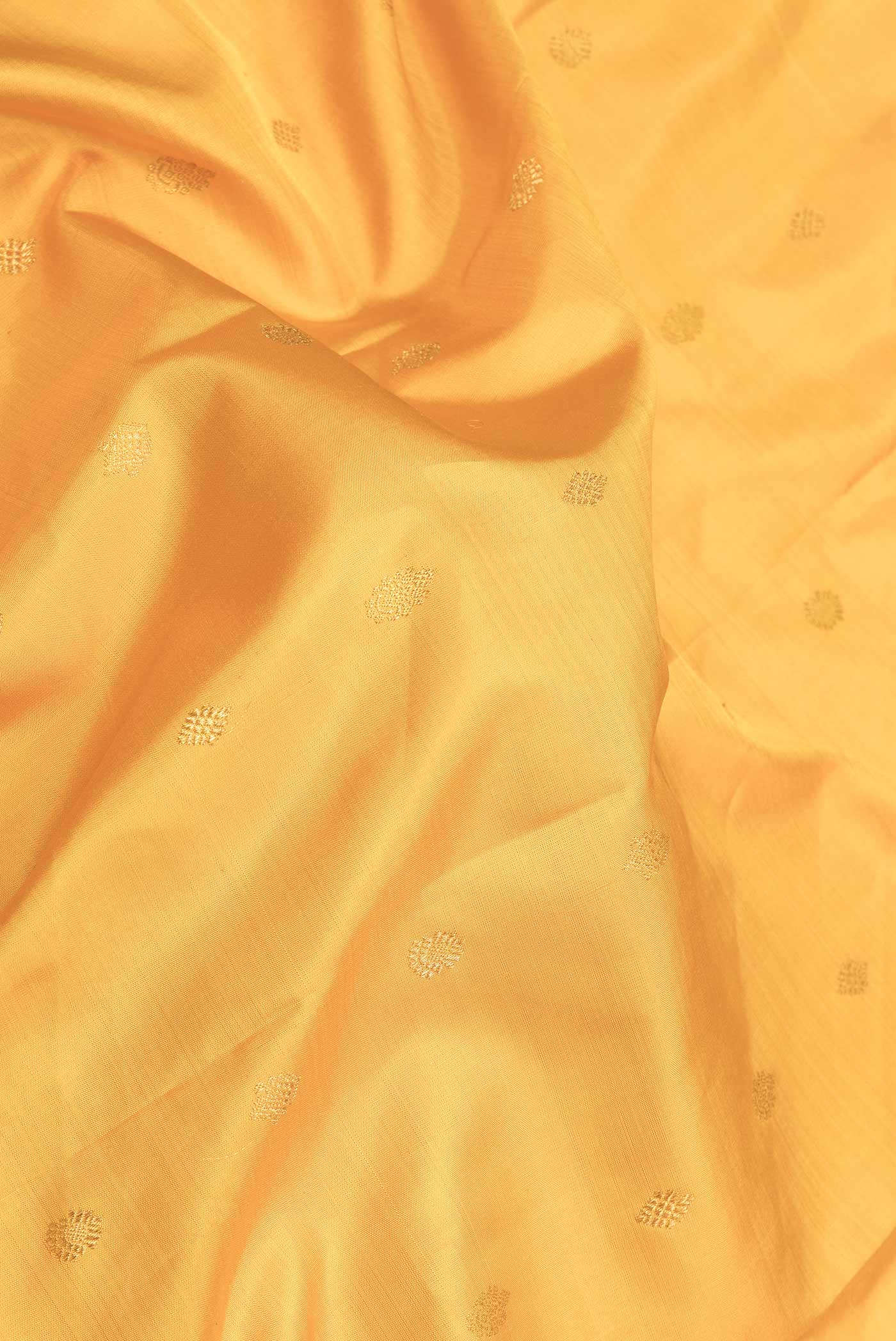Mustard Dual Tone Kanjivaram Saree - Image 2