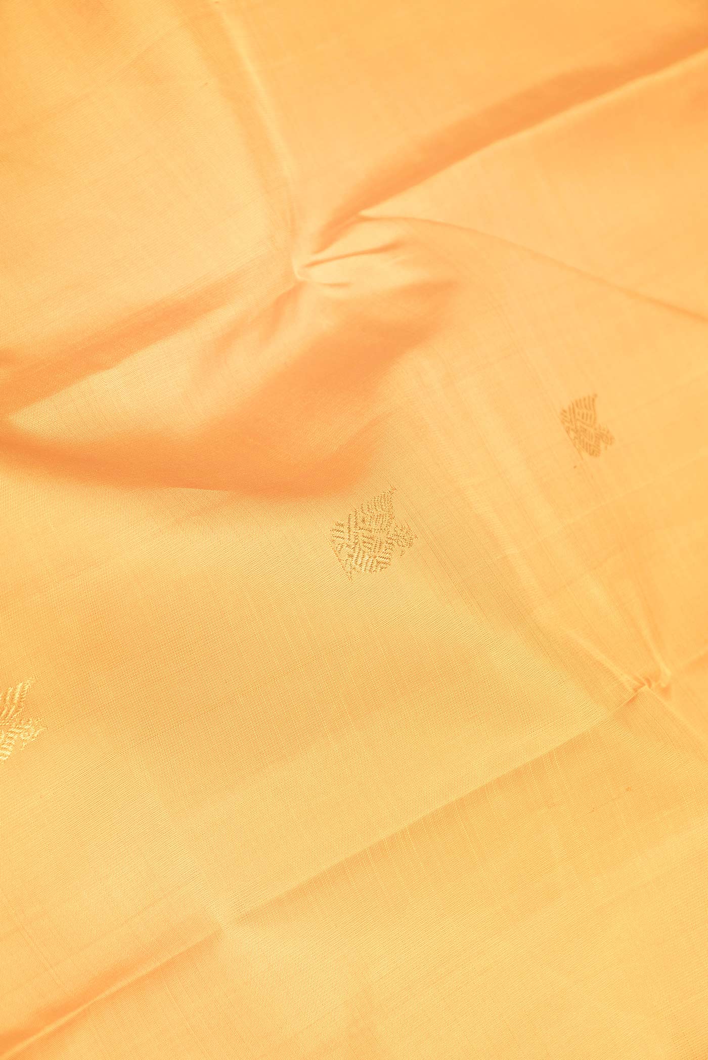 Mustard Dual Tone Kanchipuram Saree - Image 2