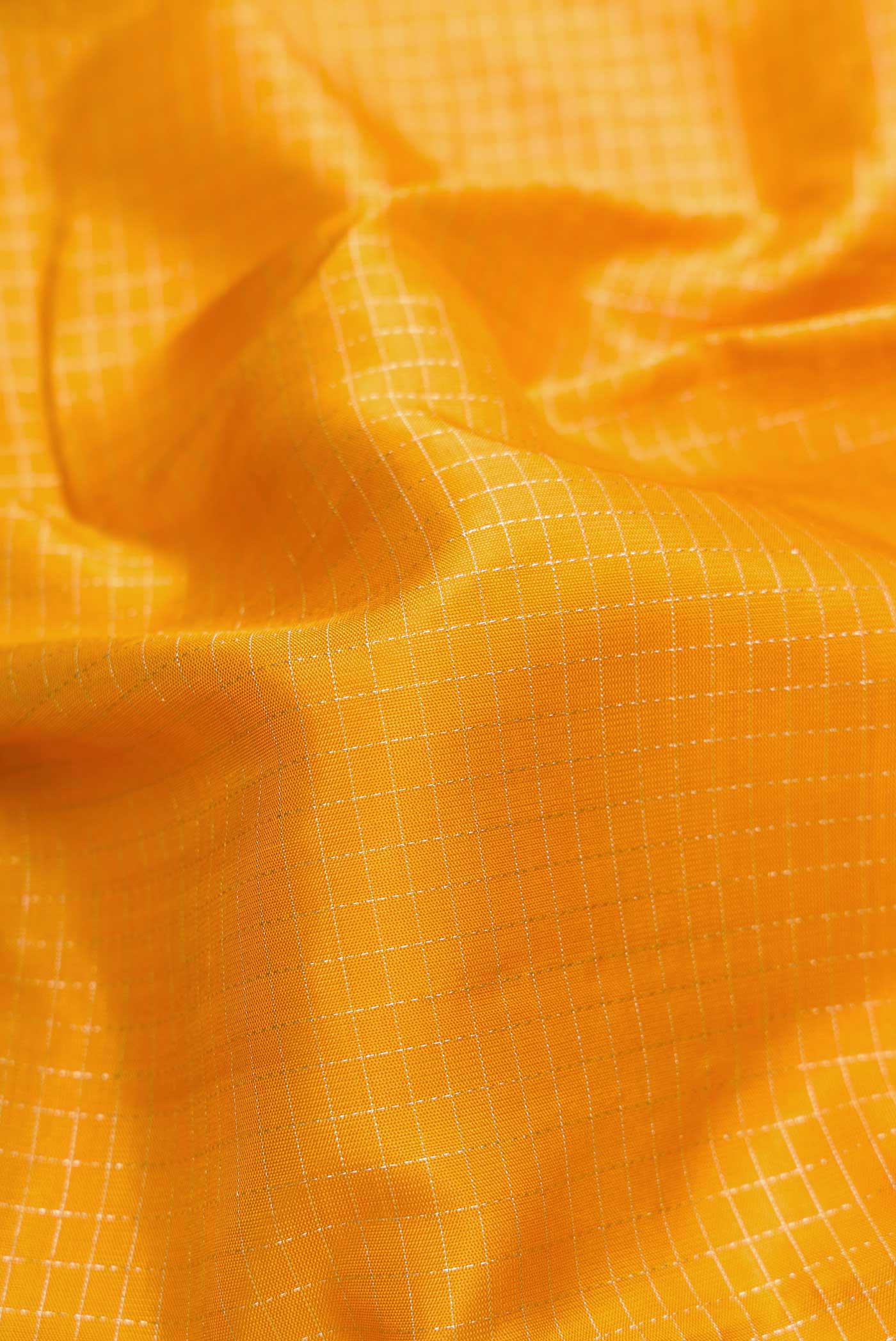 Yellow Kanchipuram Silk Saree - Image 2