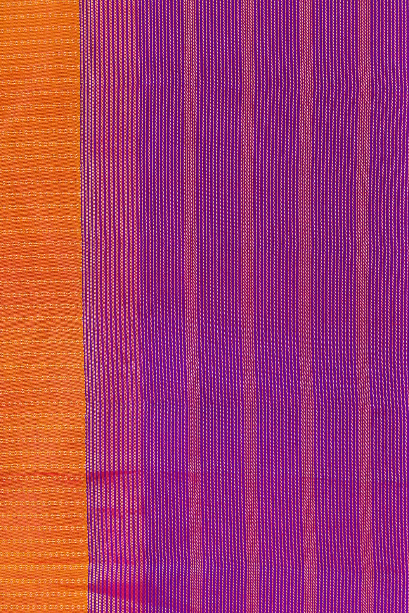 Mustard Dual Tone Kanchipuram Silk Saree - Image 3