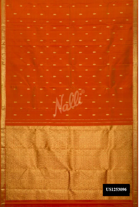 Mustard Dual Tone Kanchipuram Silk Saree