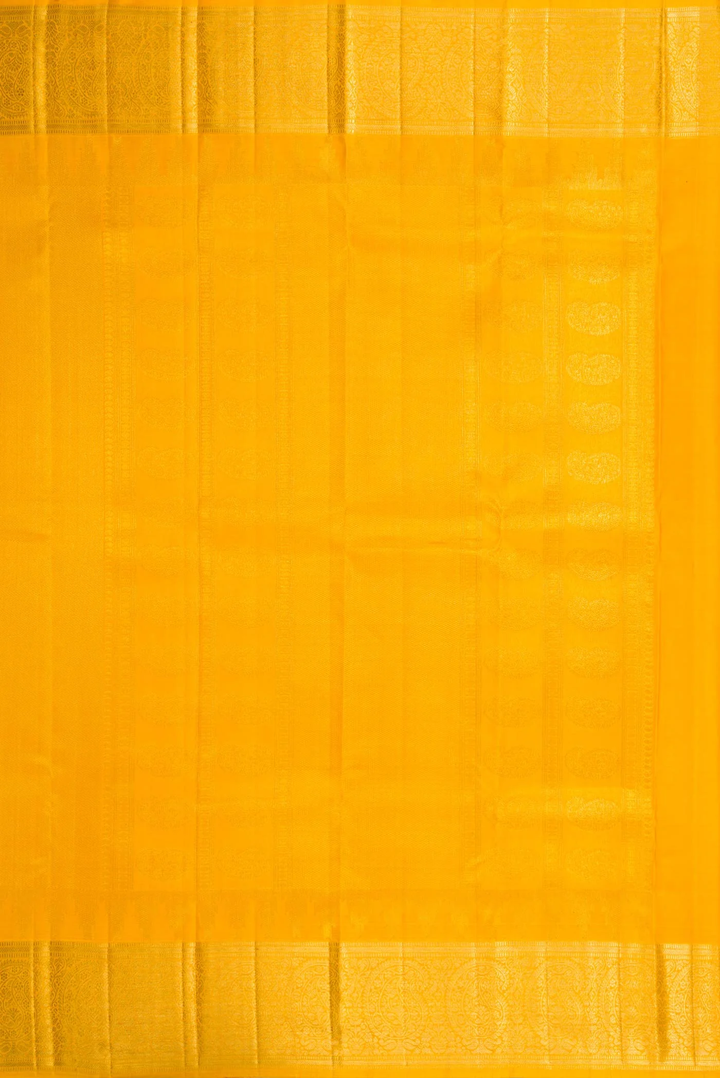 Mustard Dual Tone Kanchipuram Silk Saree - Image 6