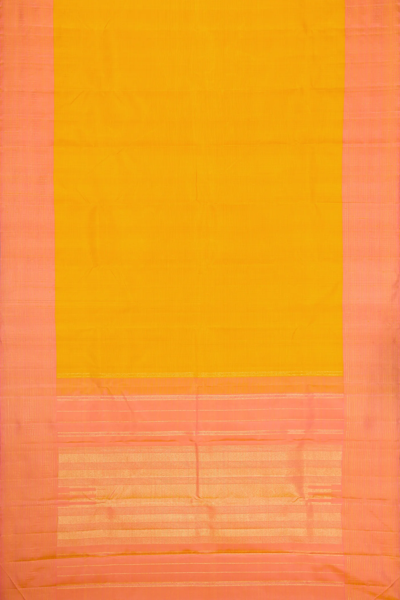 Yellow Kanjivaram Silk Saree - Image 6