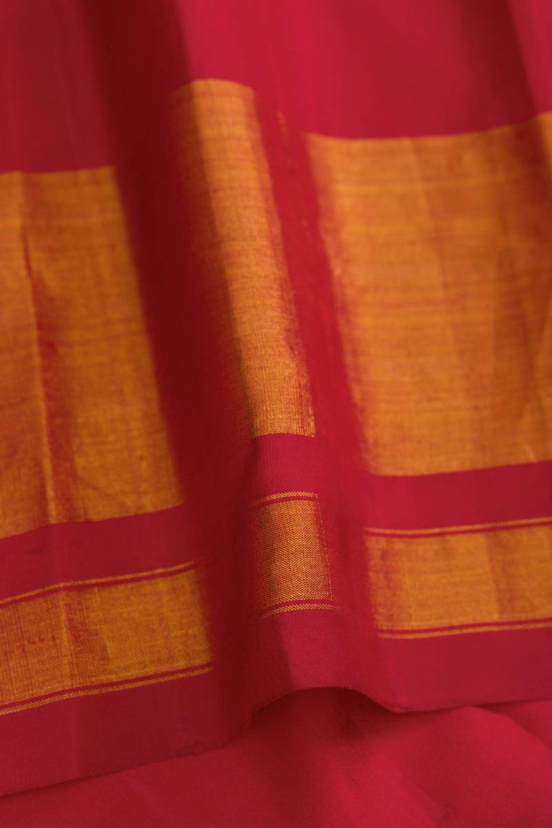 Mustard Dual Tone Rajkot Patola Silk Saree - Image 6