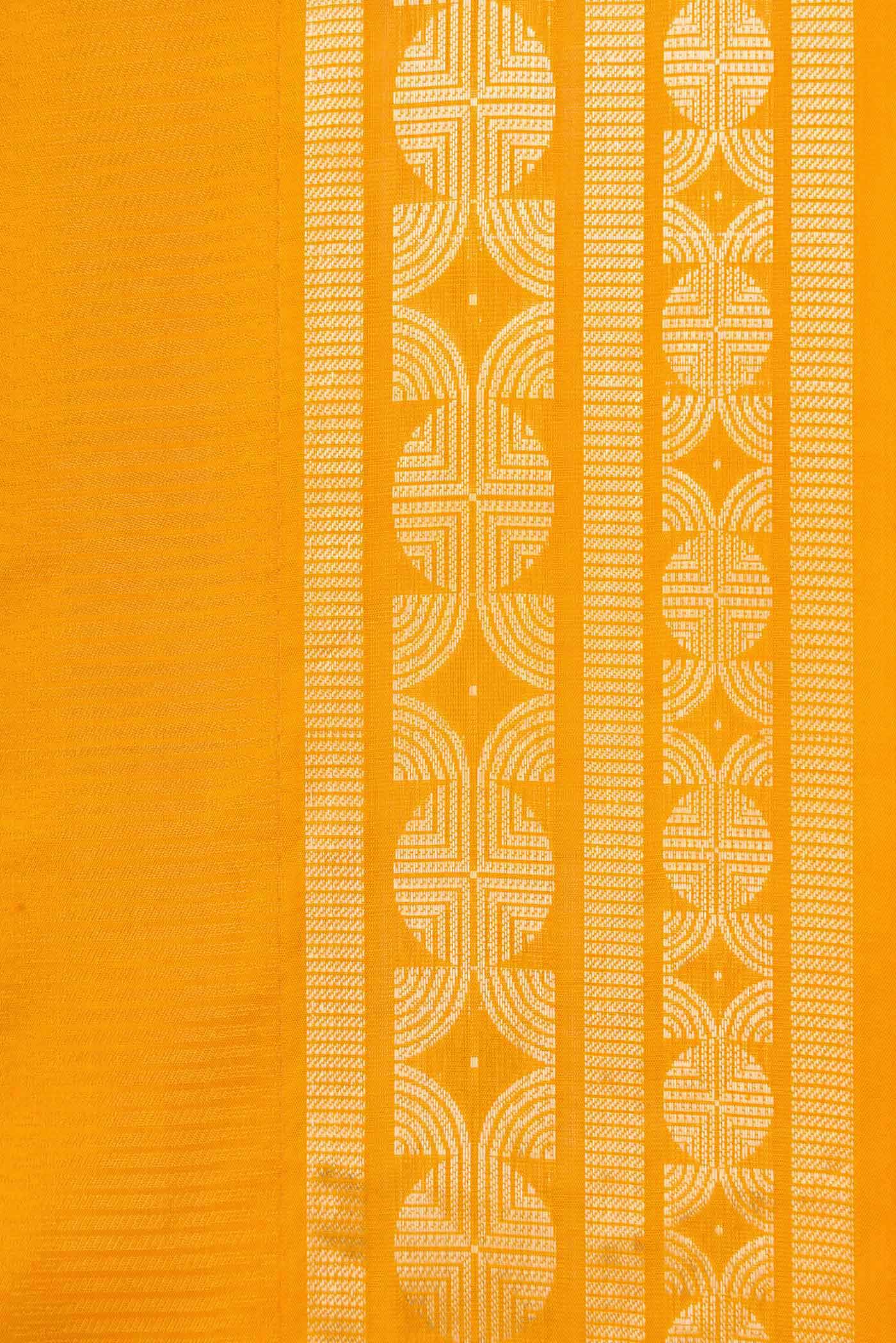 Mustard Dual Tone Soft Silk Saree - Image 3