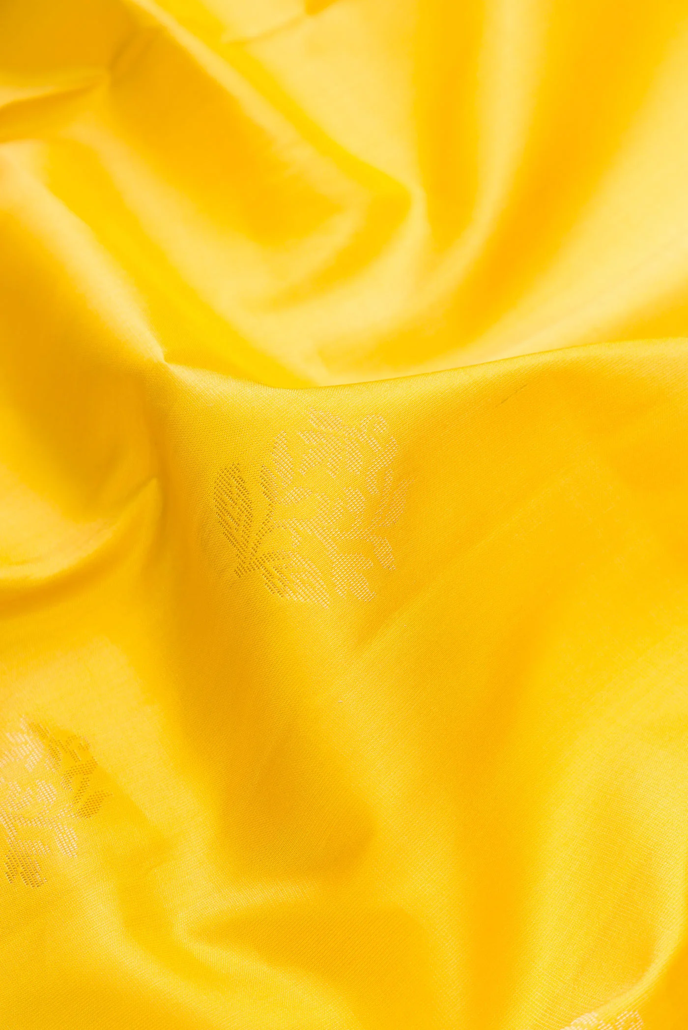 Lemon Yellow Soft Silk Saree - Image 2