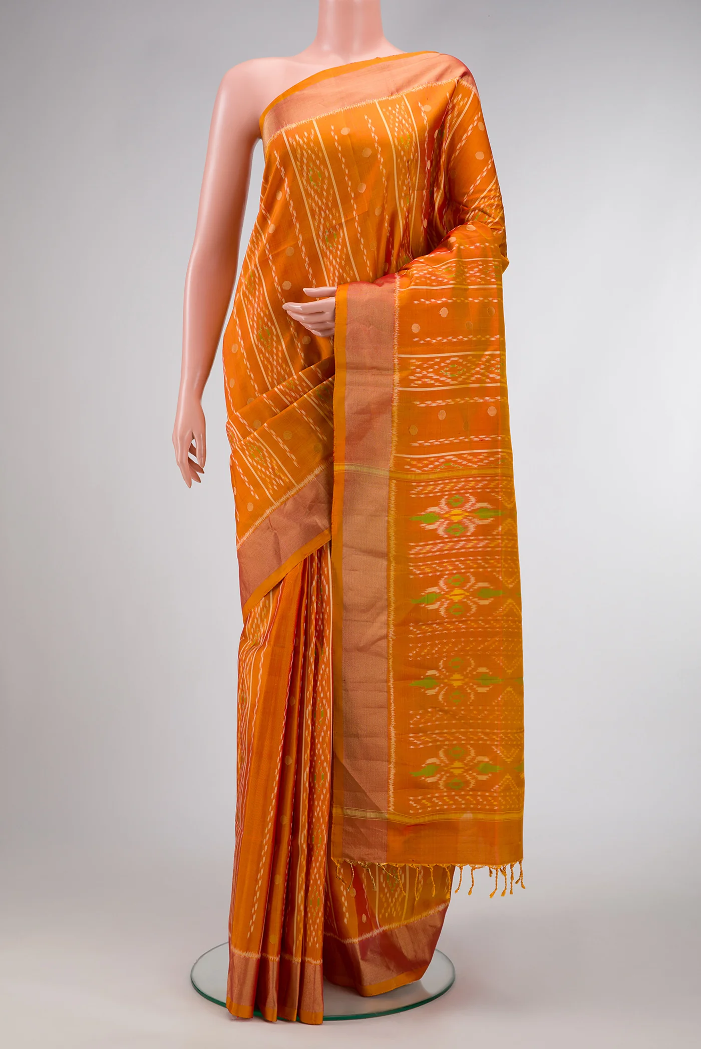 Orange Soft Silk Saree