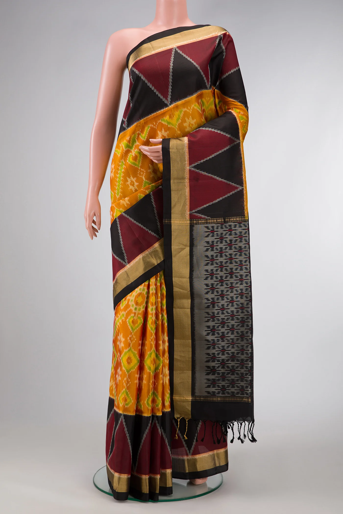 Yellow Soft Silk Saree