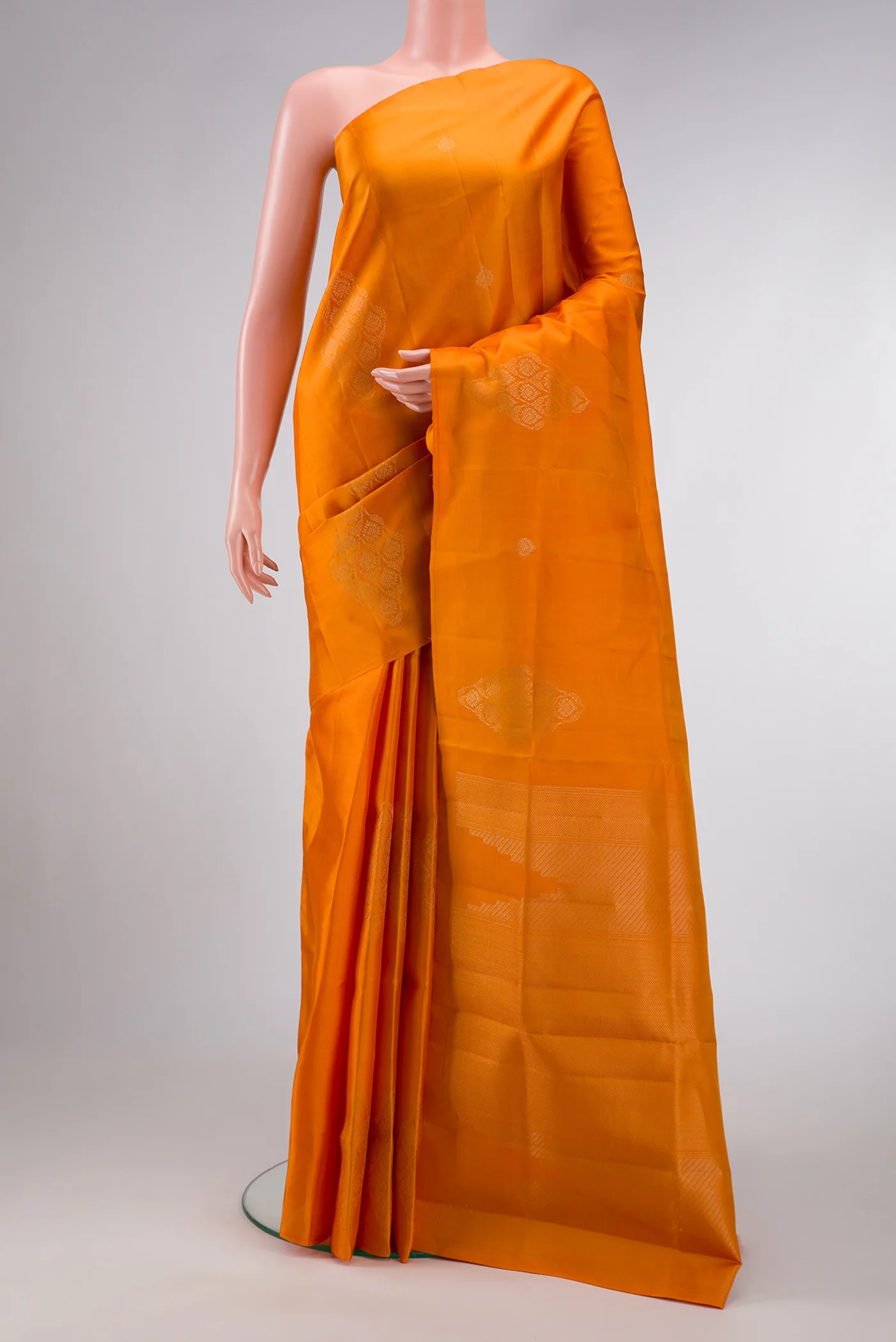 Mustard Soft Silk Saree