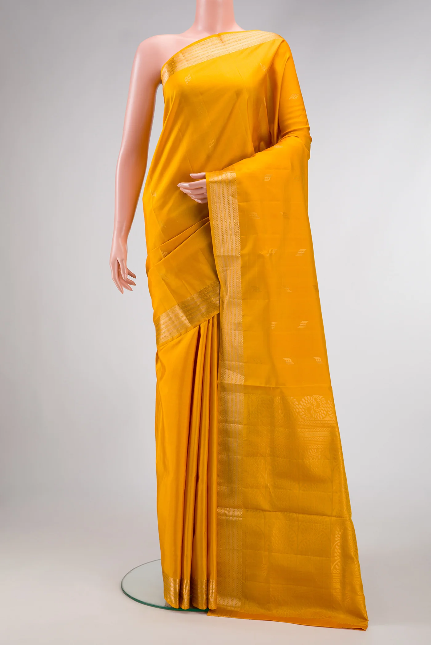 Yellow Soft Silk Saree