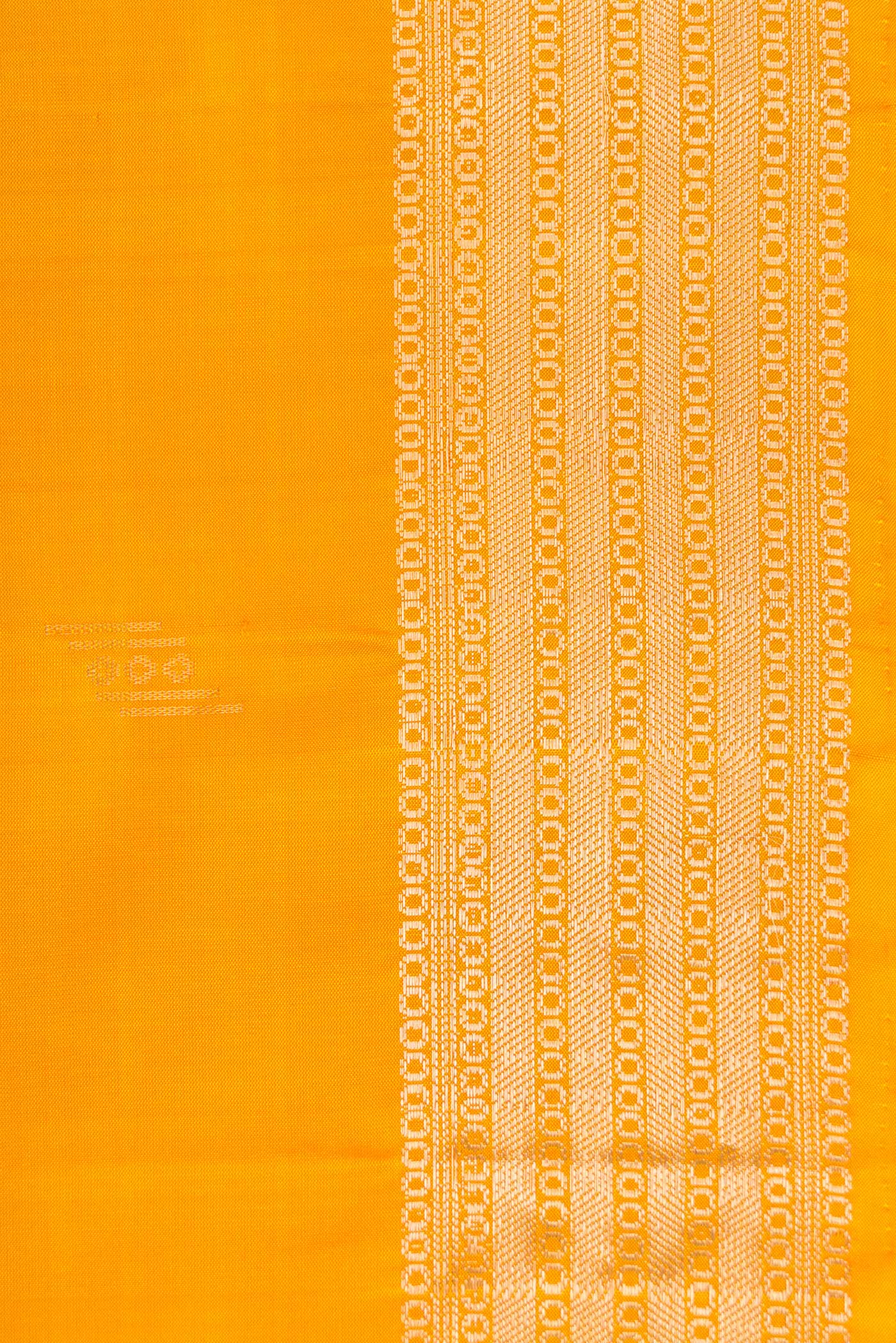 Yellow Soft Silk Saree - Image 3