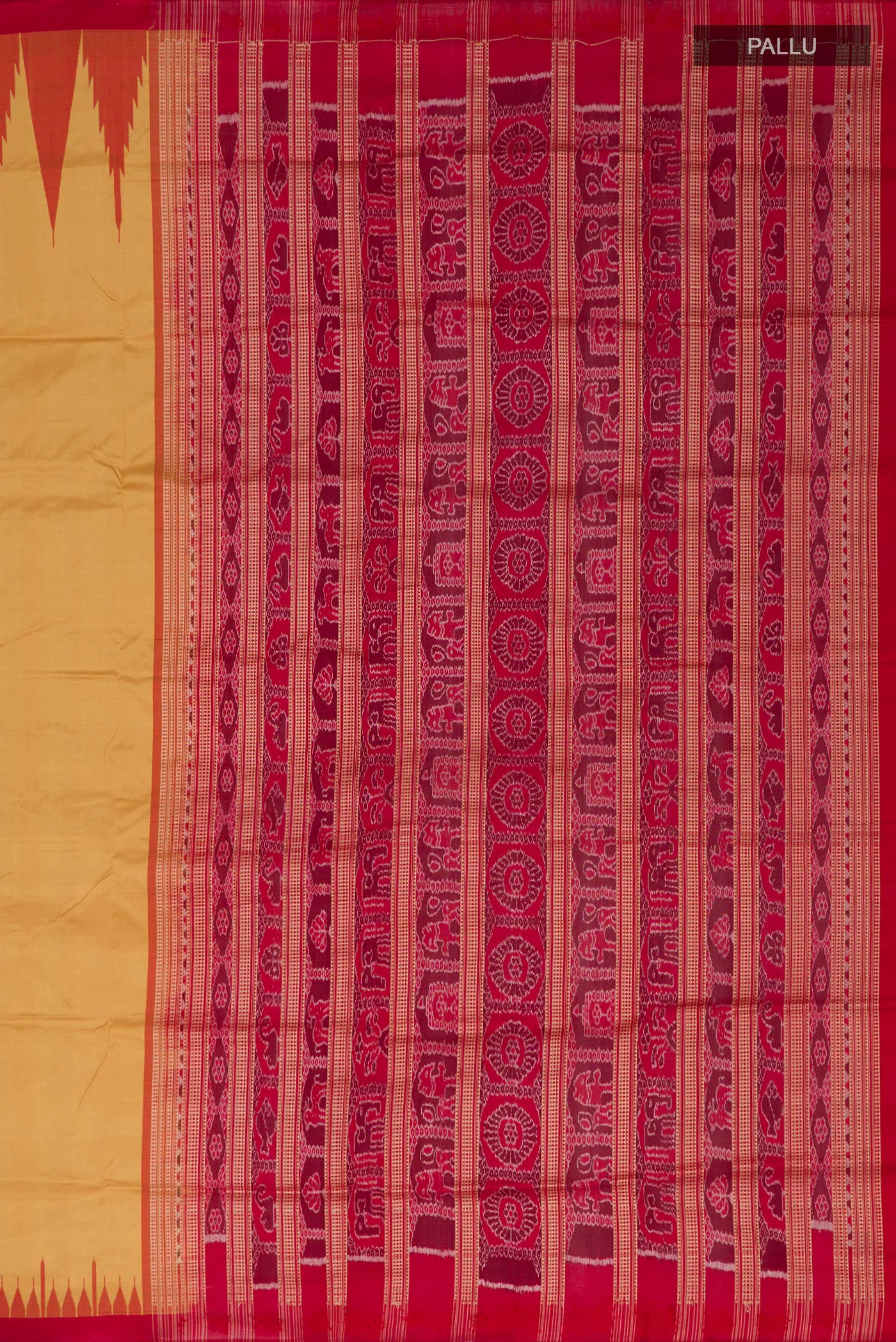 Sandal Orissa Silk Saree - Image 6