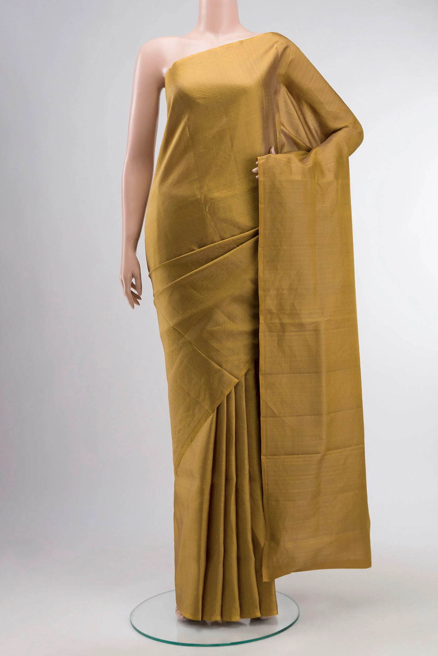 Mustard Soft Silk Saree