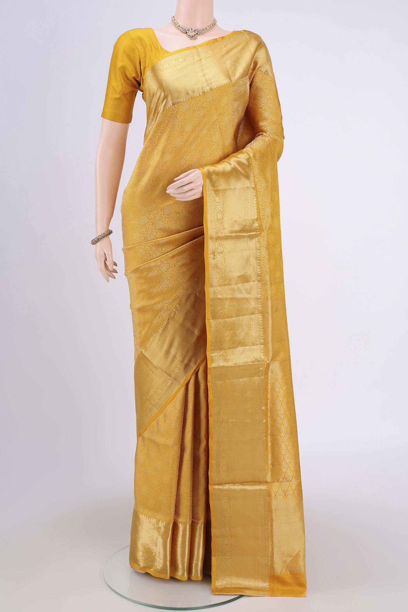 Yellow Soft Silk Saree