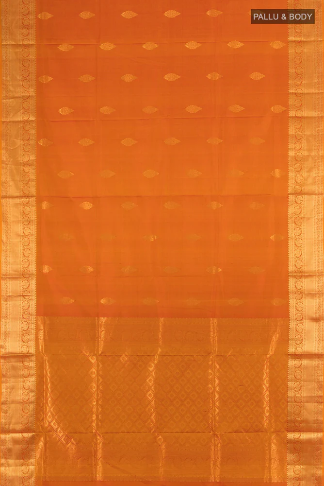 Mustard Soft Silk Saree - Image 5