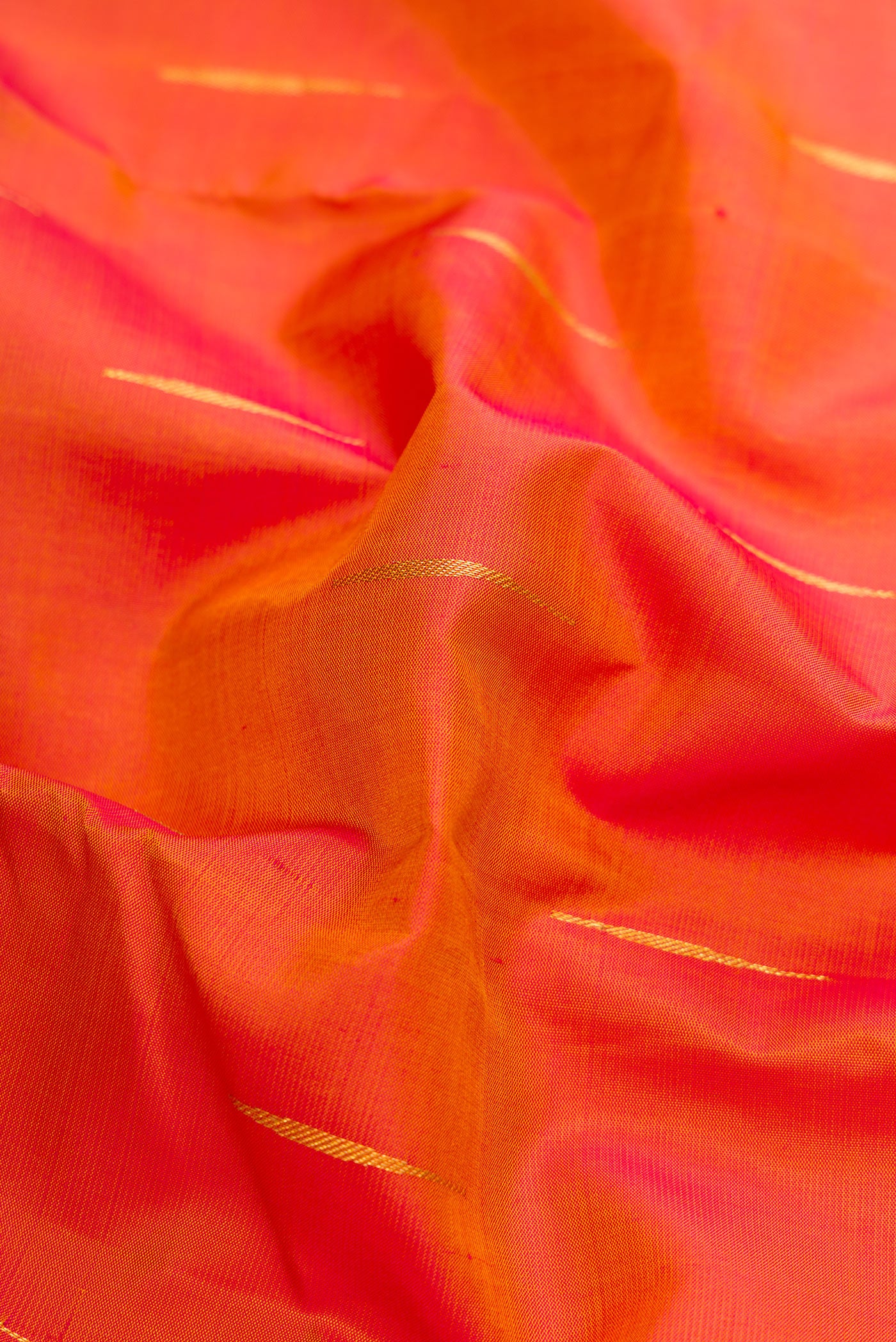 Mustard with Pink Color Kanchipuram Silk Saree - Image 2