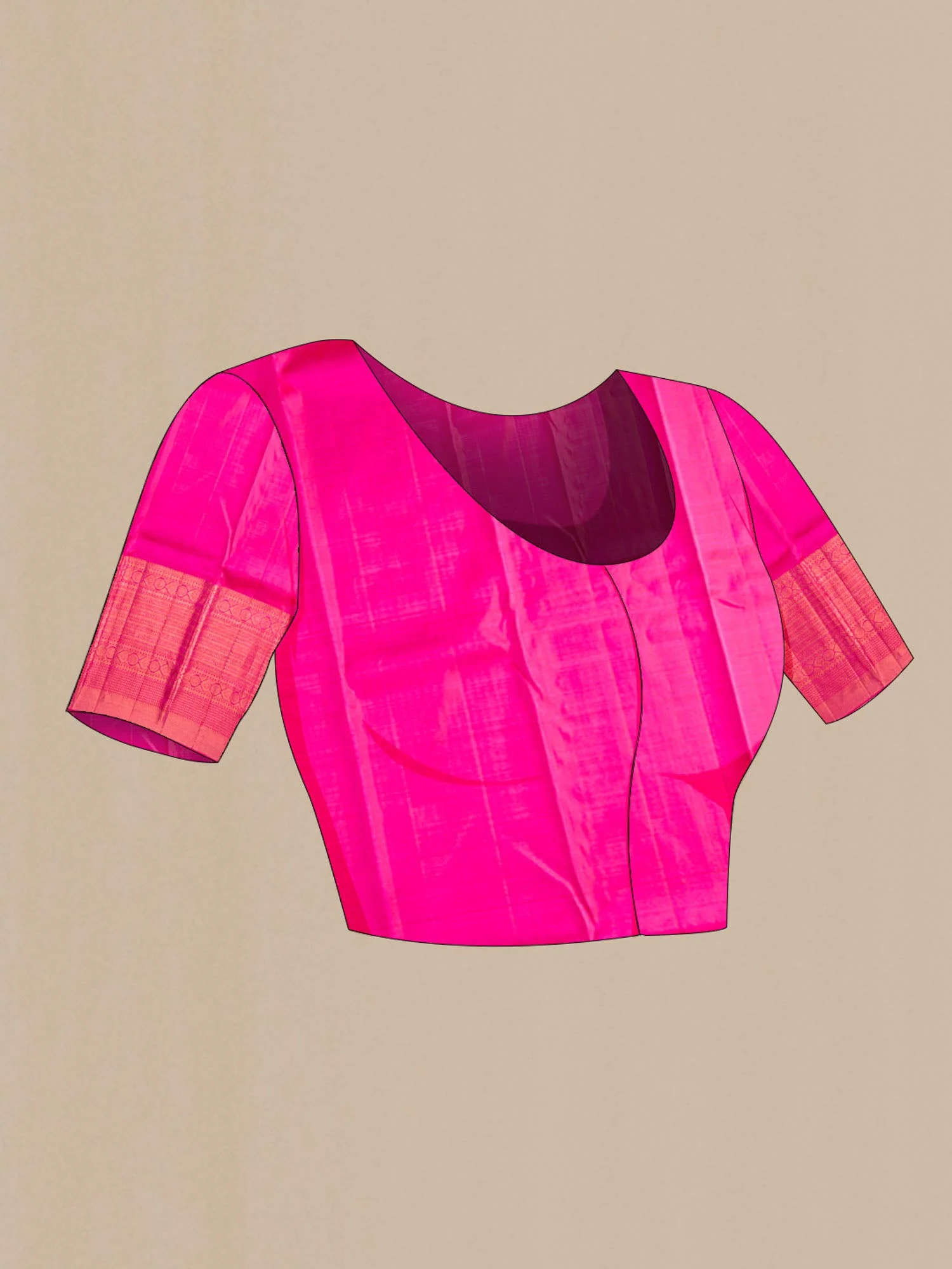 Purple Kanchipuram Silk Saree - Image 6