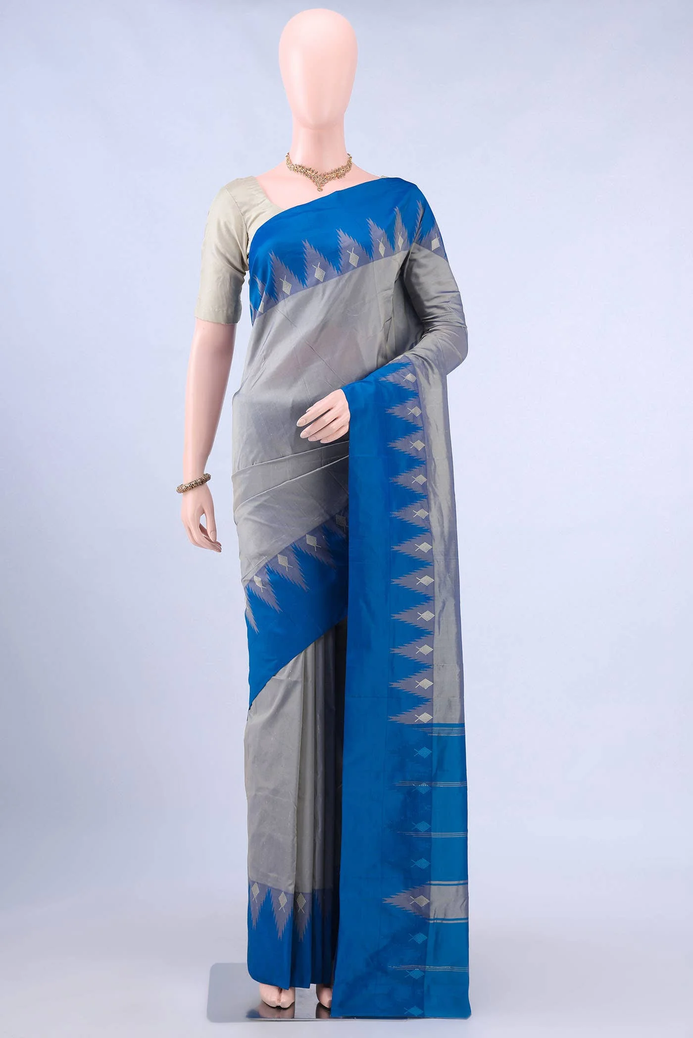 no Dual Tone Bangalore Silk Saree