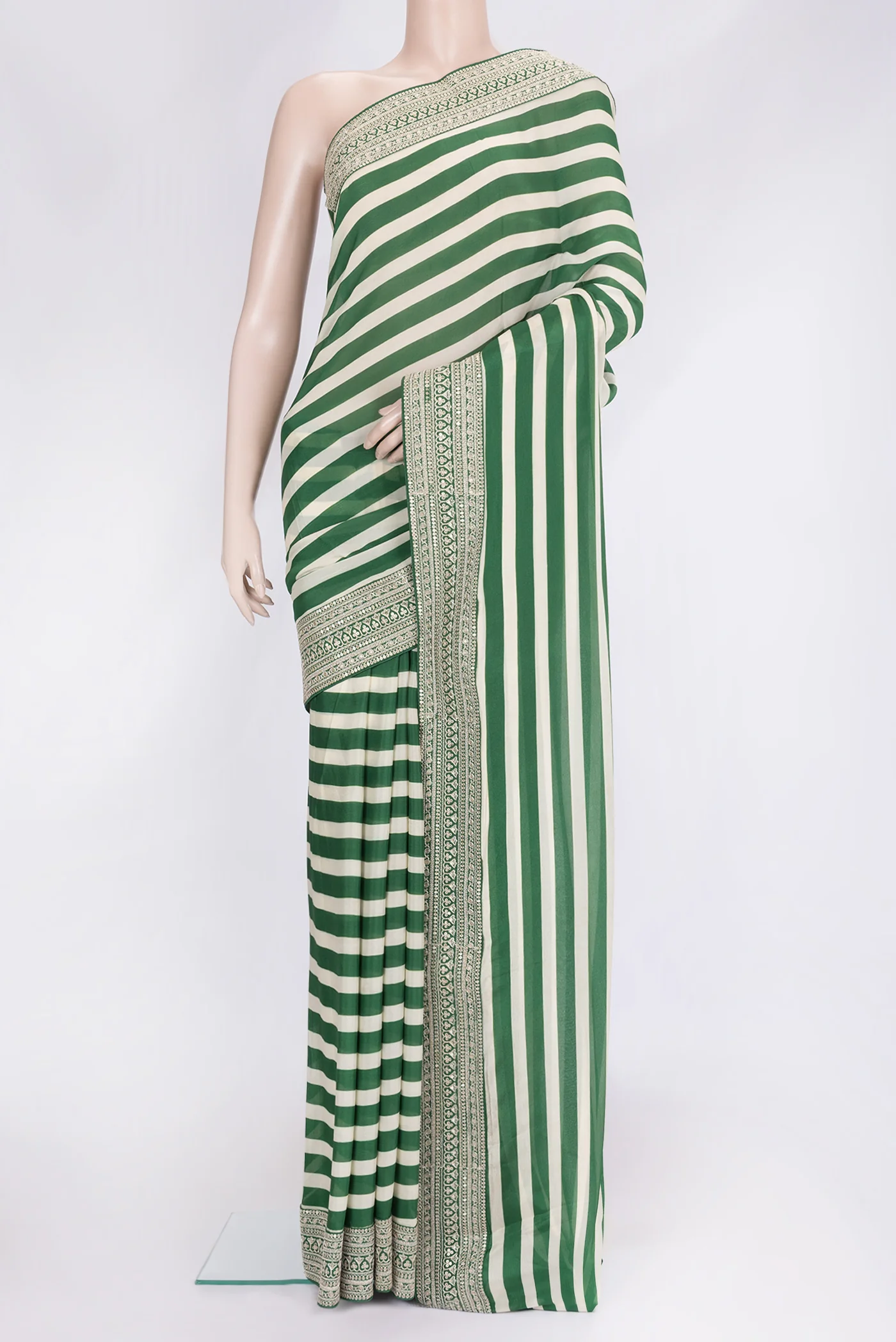 Multi Color Crepe Saree