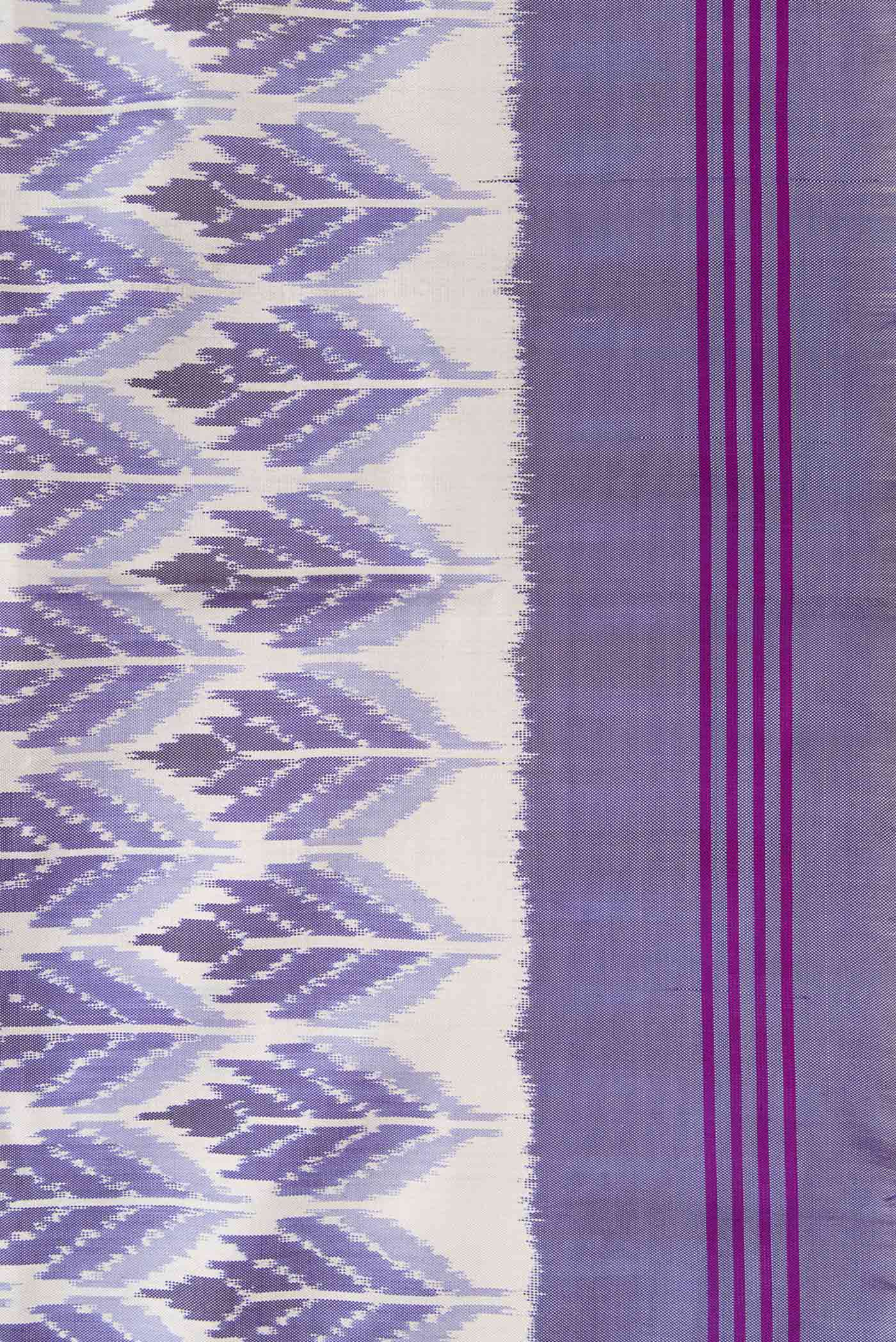 Multi Color Pochampally Silk Saree - Image 3