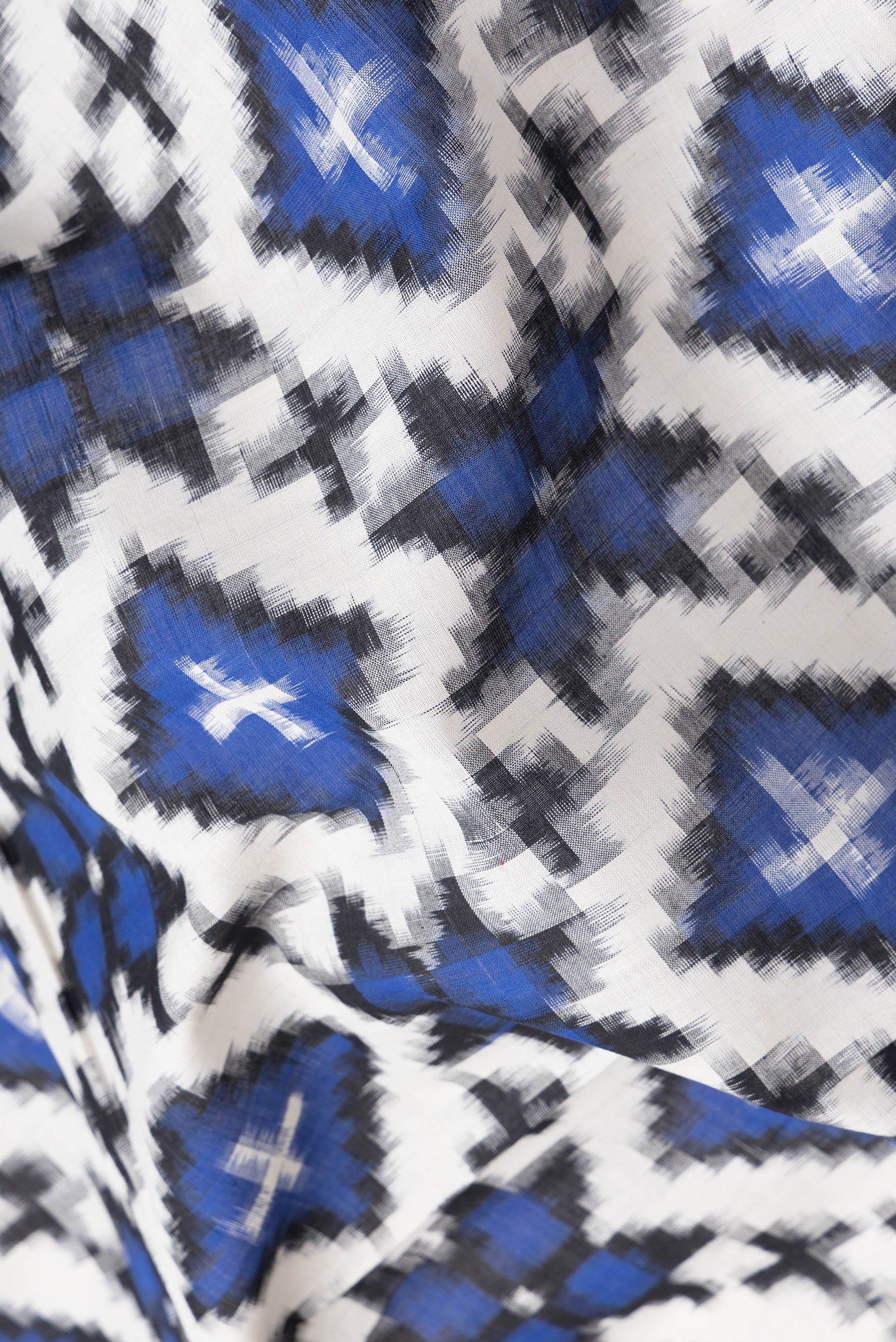 Multi Color Pochampally Cotton Saree - Image 2