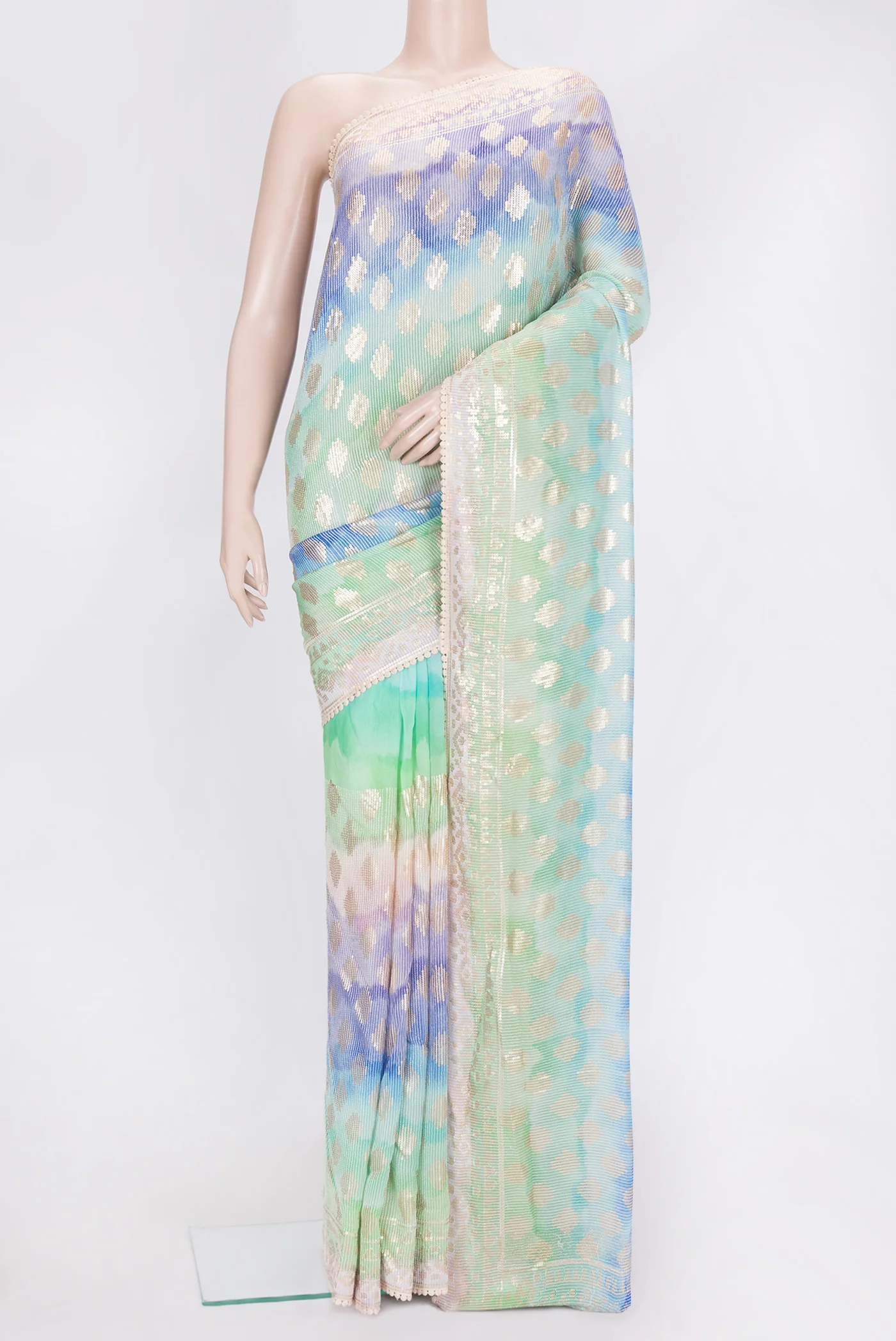 Multi Color Georgette Saree