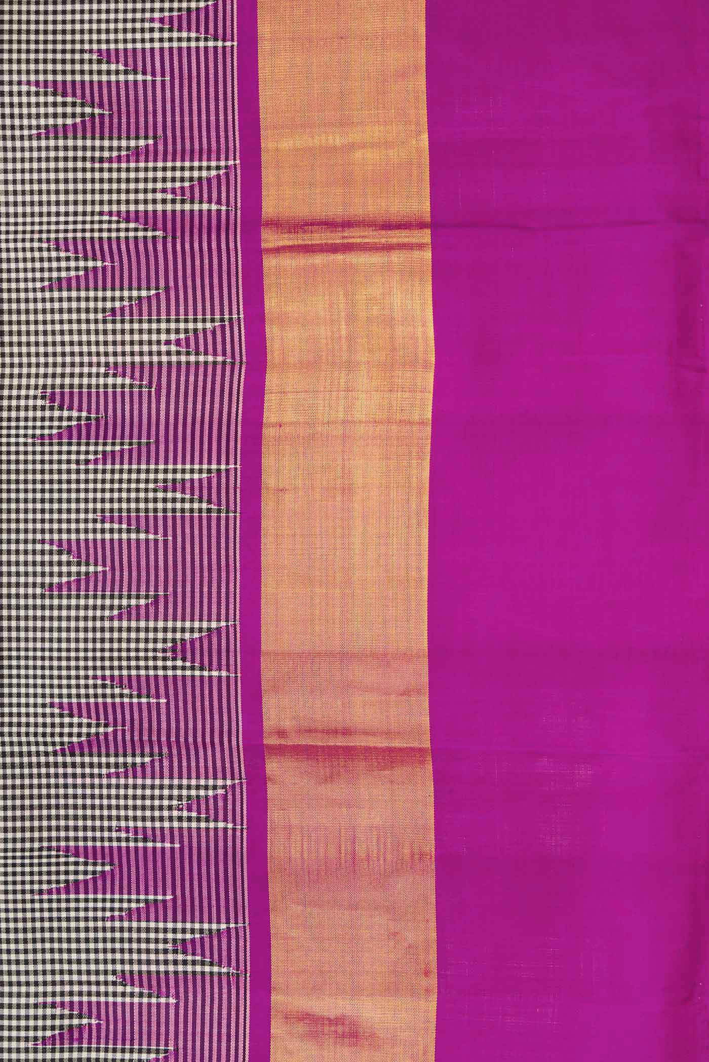 Multi Color Kanchipuram Silk Saree - Image 3