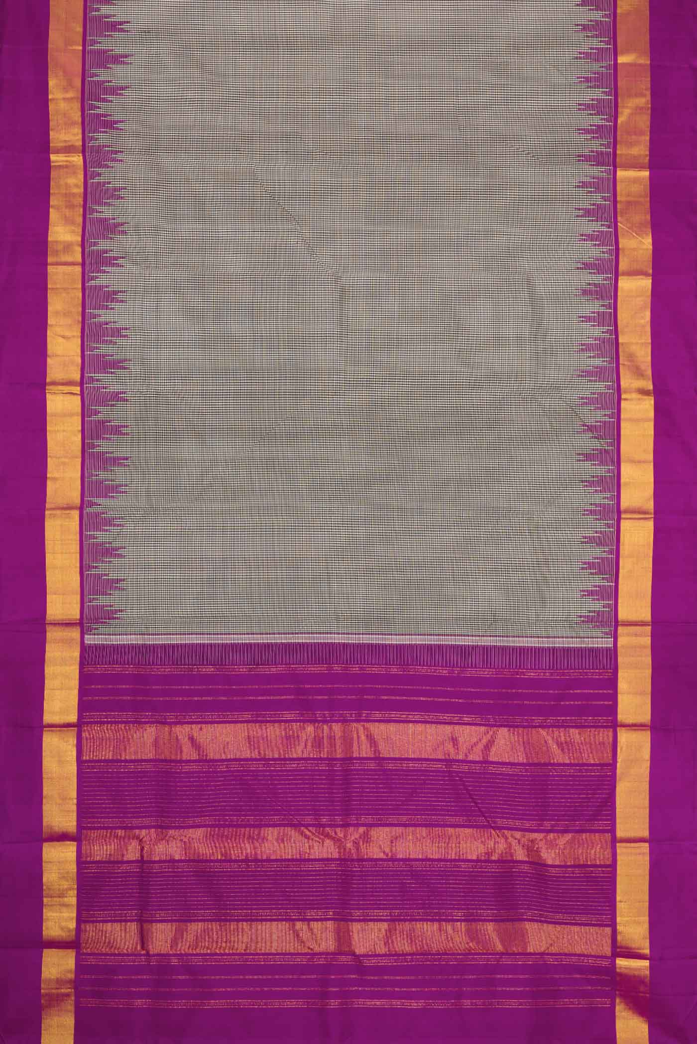 Multi Color Kanchipuram Silk Saree - Image 6