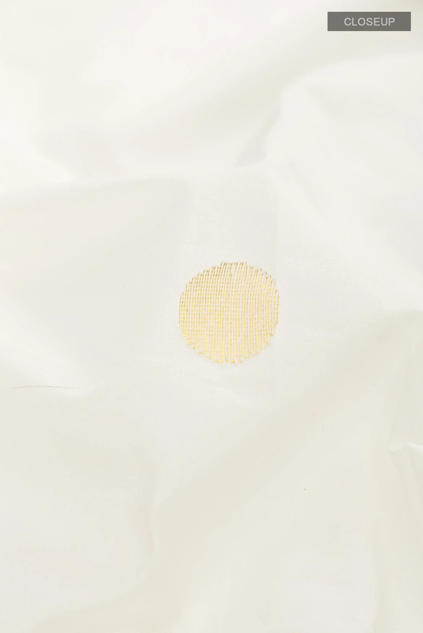 Off White Kerala Cotton Saree - Image 2
