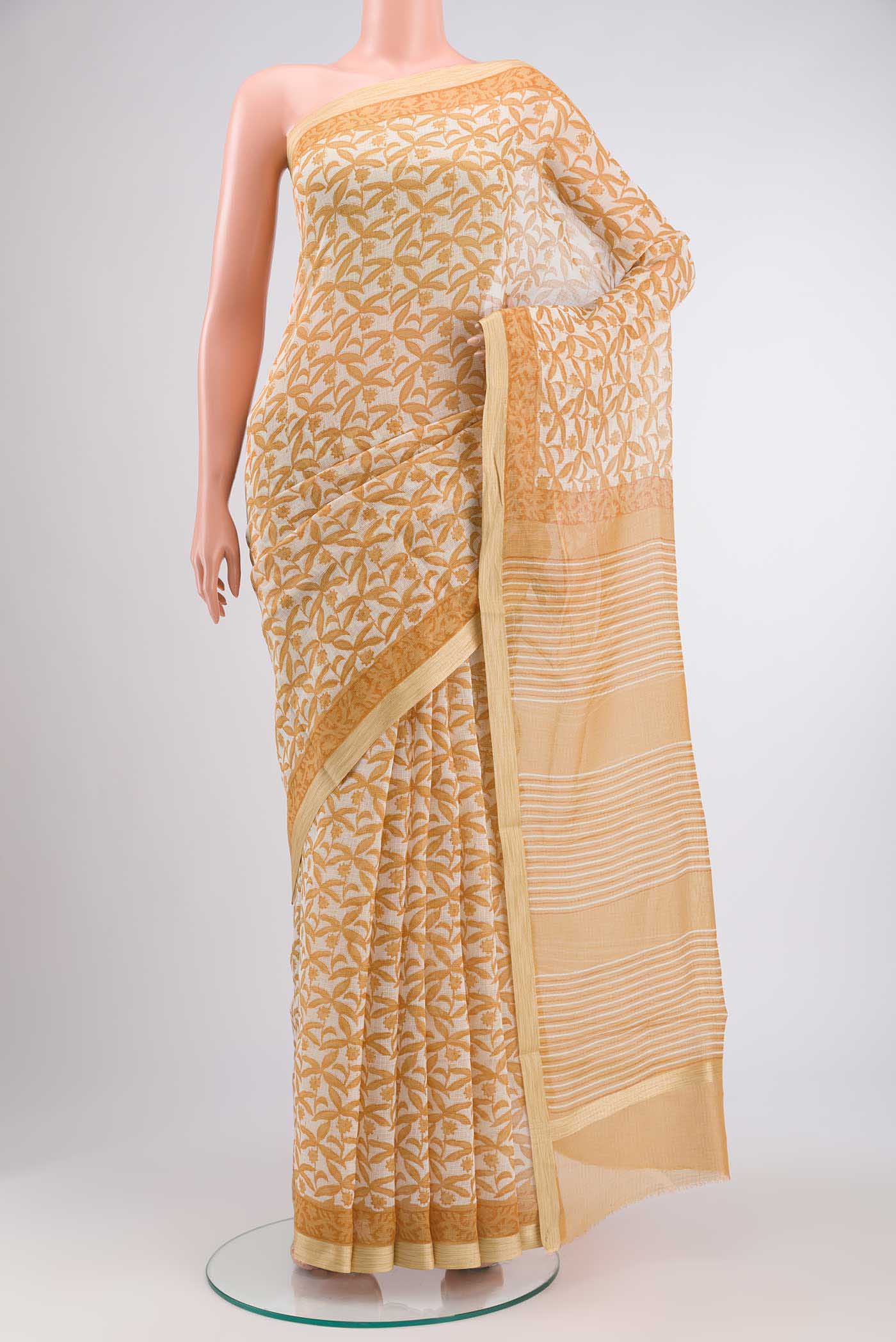 Off White Kota Cotton Saree
