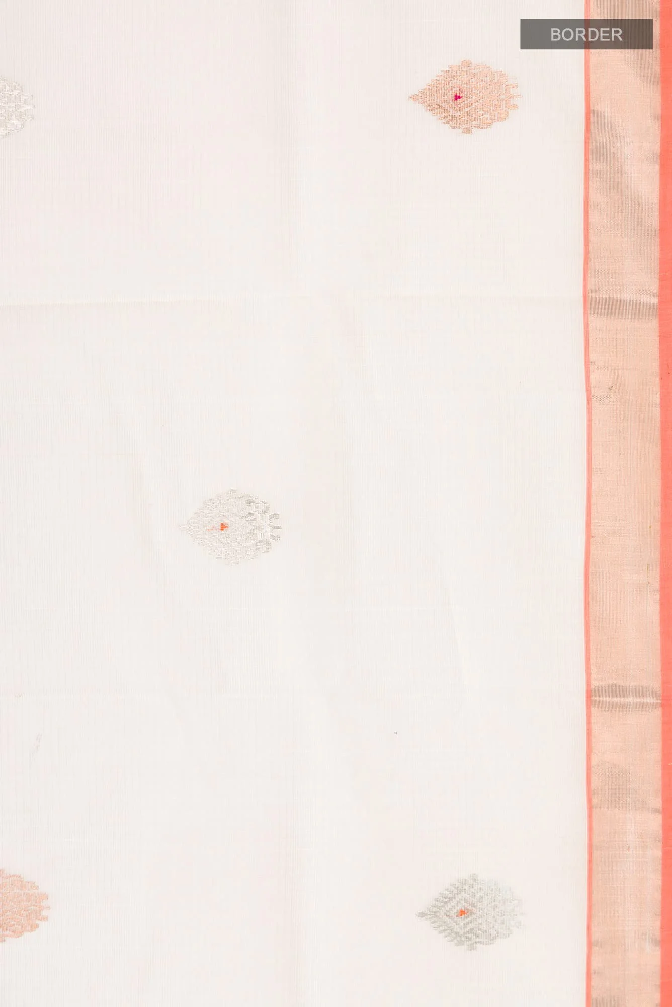 Off White Kota Silk Saree - Image 6