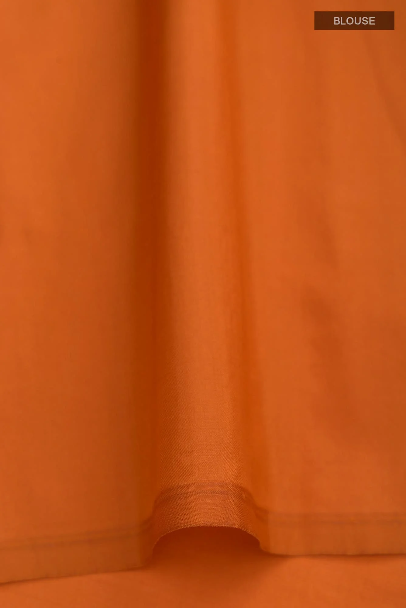 Kuhoo-Orange Banarasi Silk Saree - Image 7