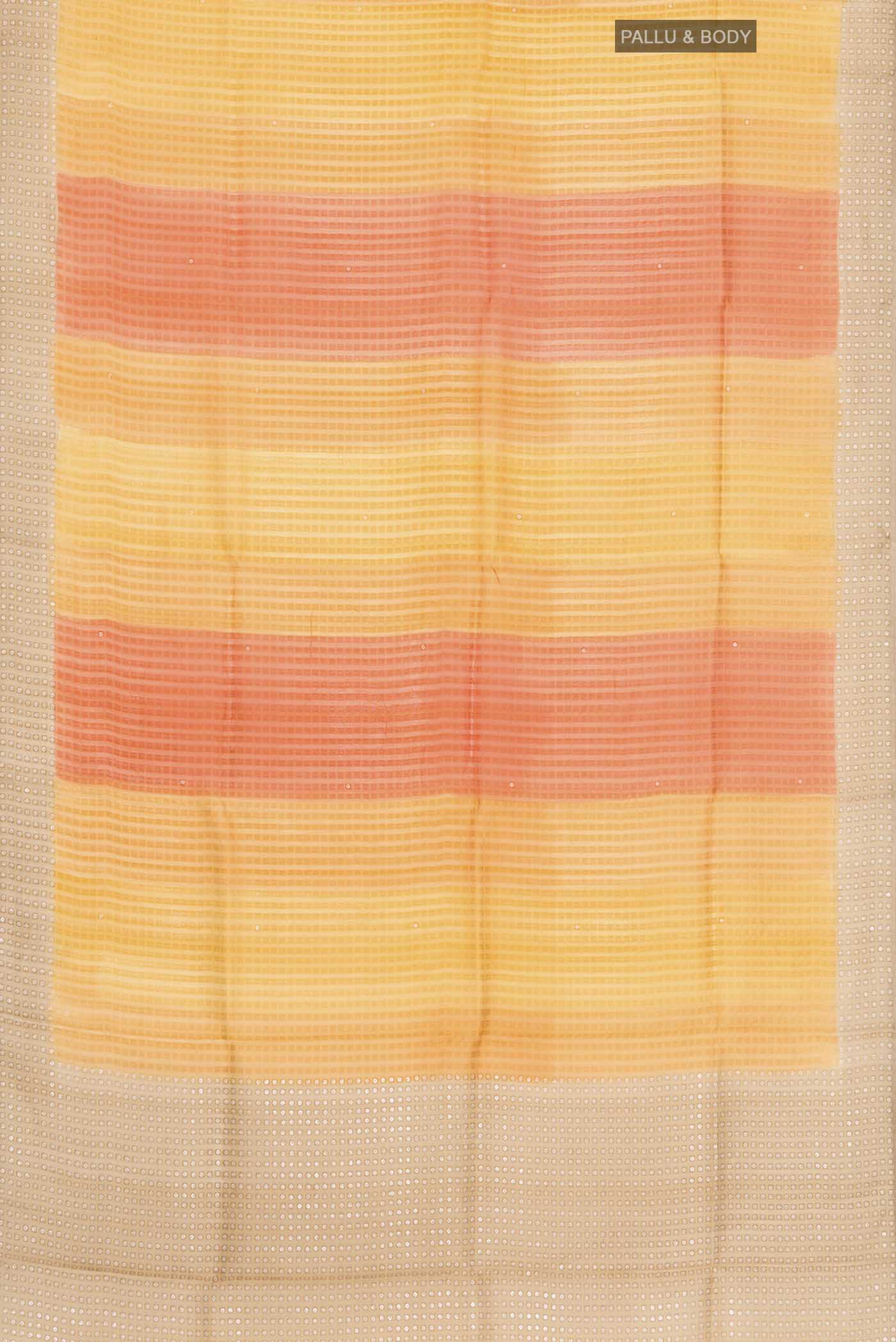 Multi Color Organza Silk Saree - Image 5