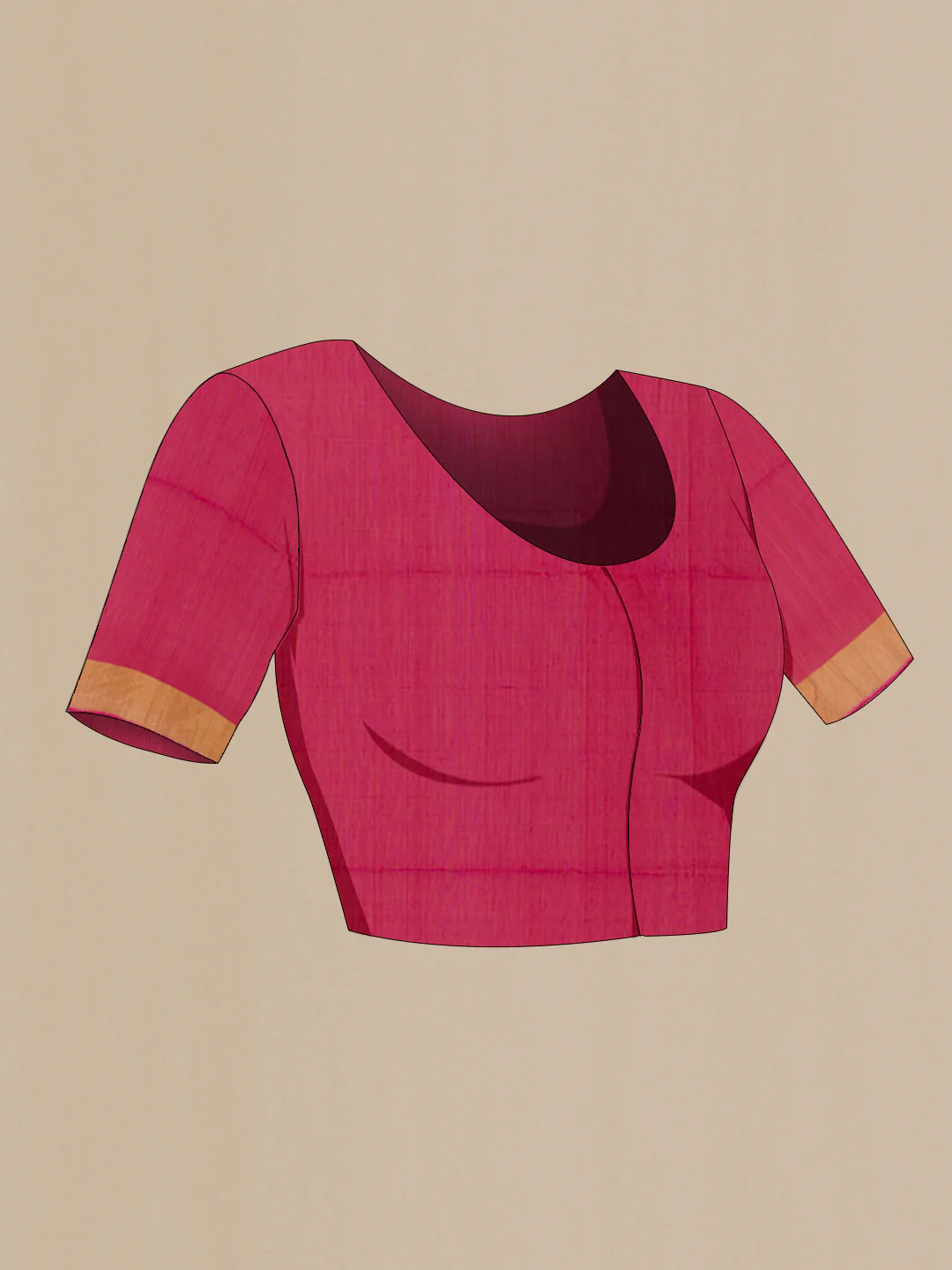 Mustard Silk Cotton Saree - Image 2