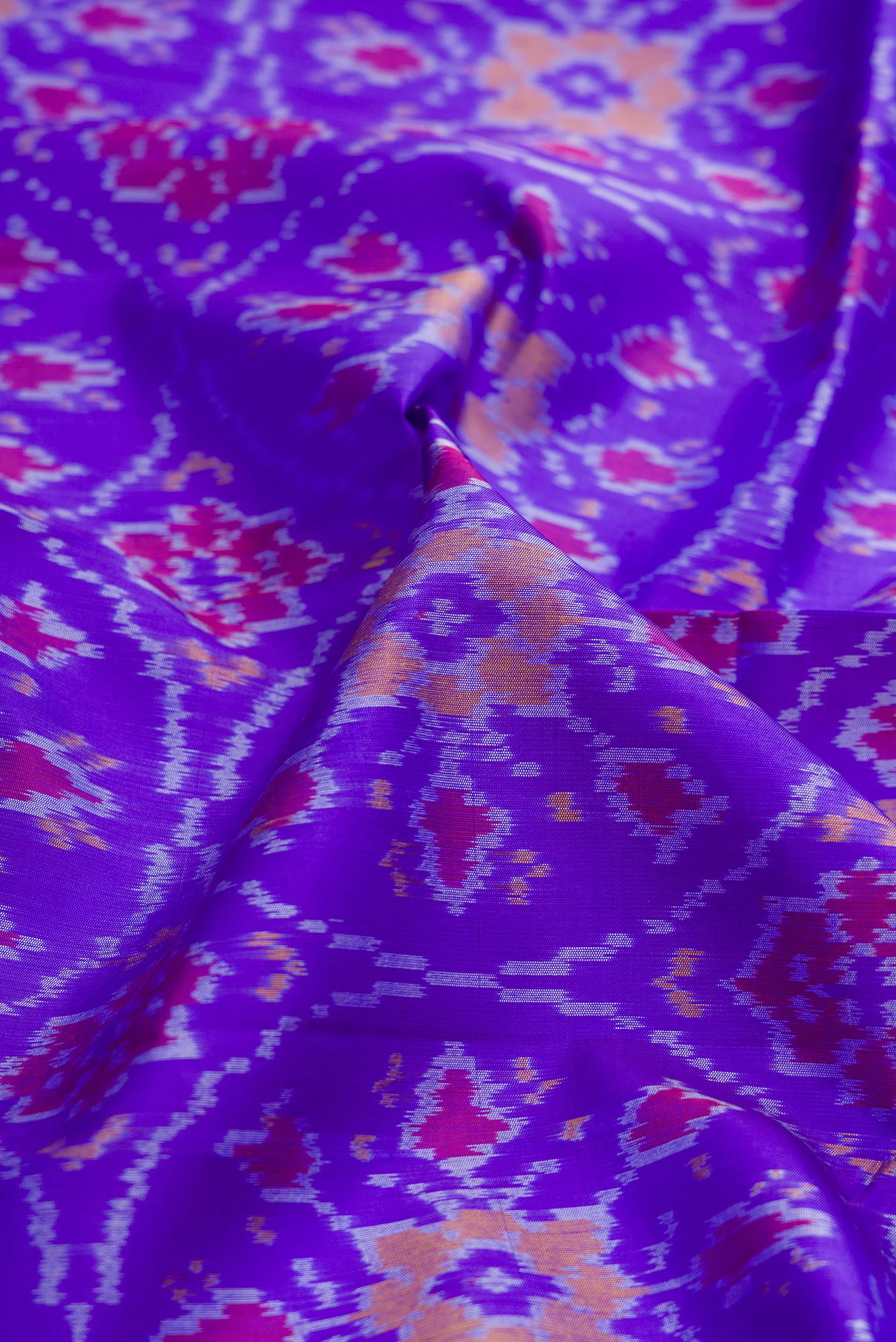 Violet Kanjivaram Silk Saree - Image 2