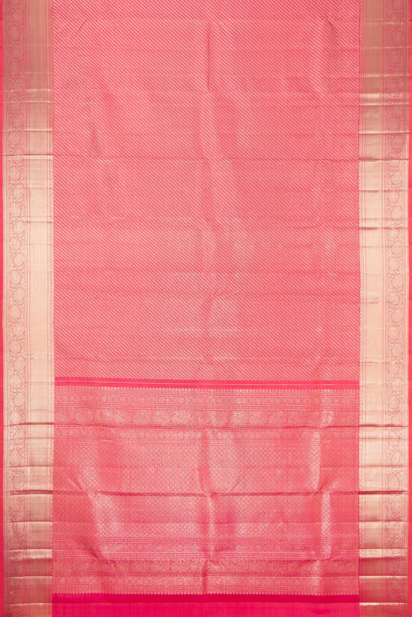 Pink Kanchipuram Silk Saree - Image 6