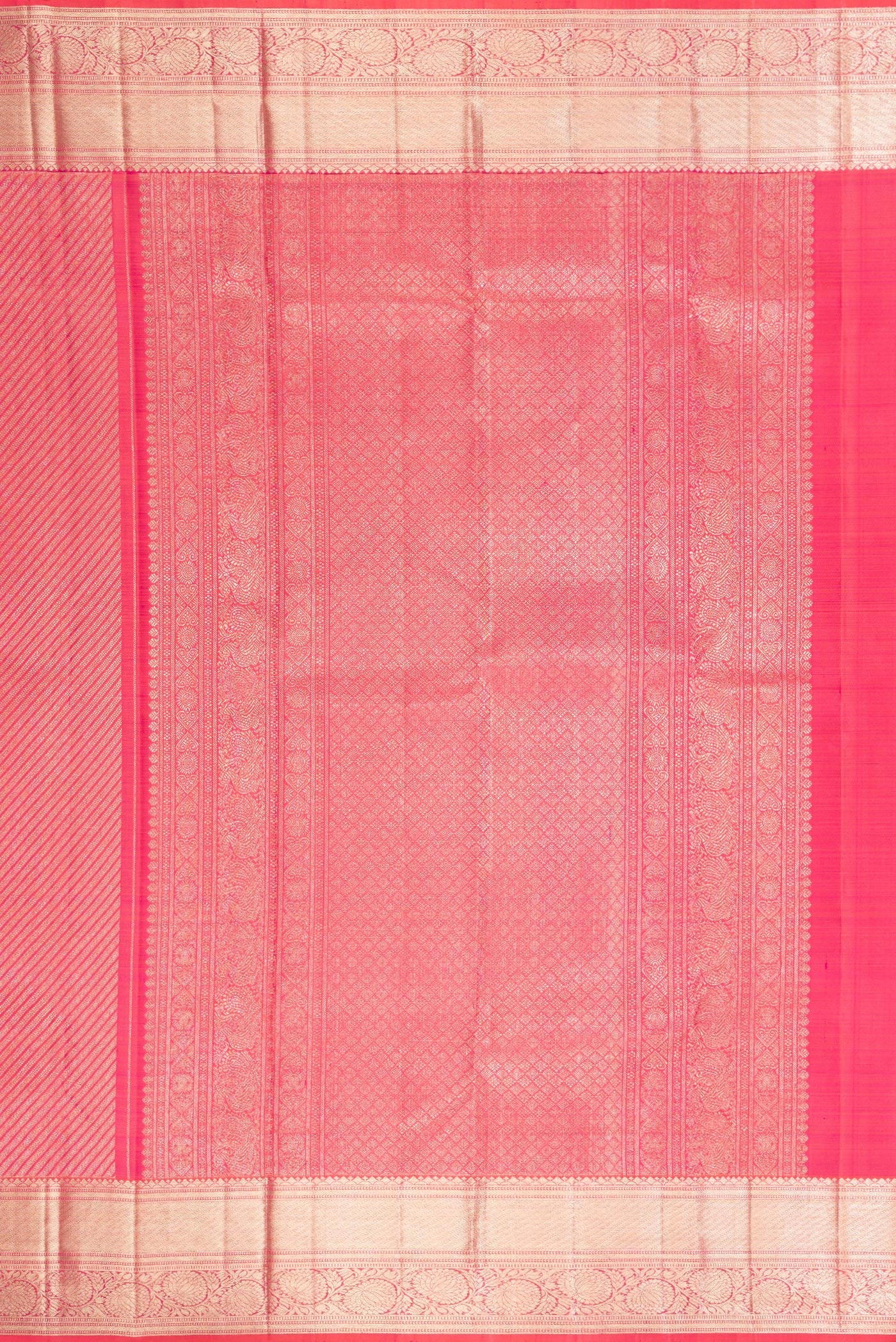 Pink Kanchipuram Silk Saree - Image 7