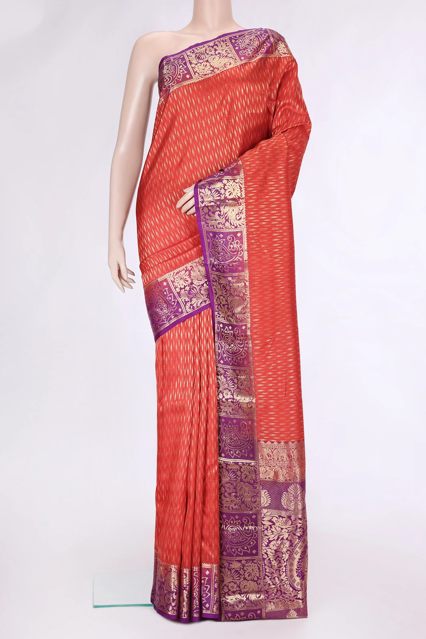 Red Kanchipuram Silk Saree