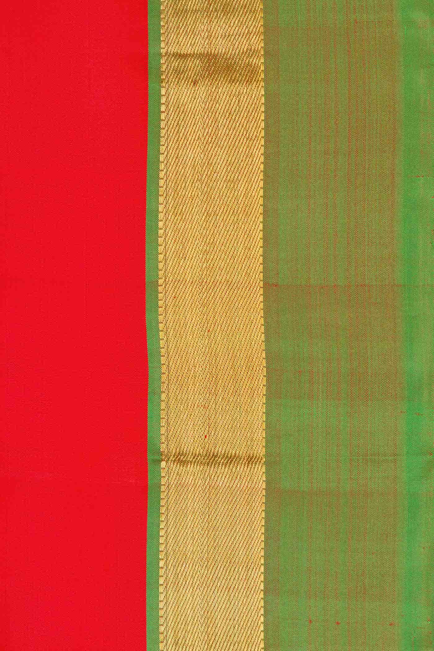 Red Kanjivaram Silk Saree - Image 4
