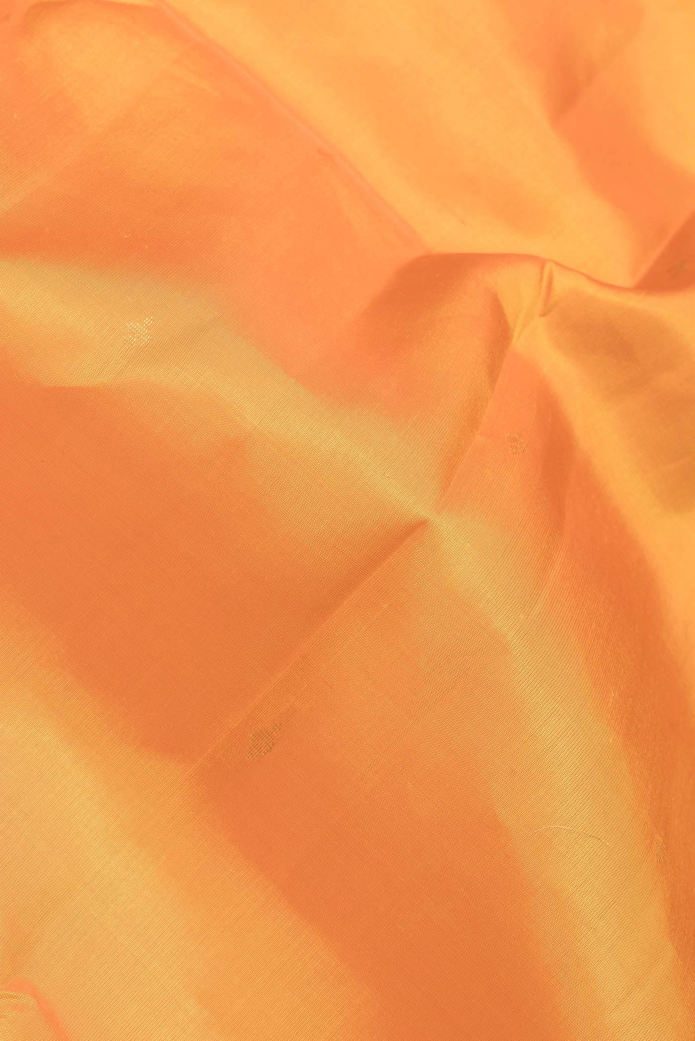Yellow Kanjivaram Silk Saree - Image 2