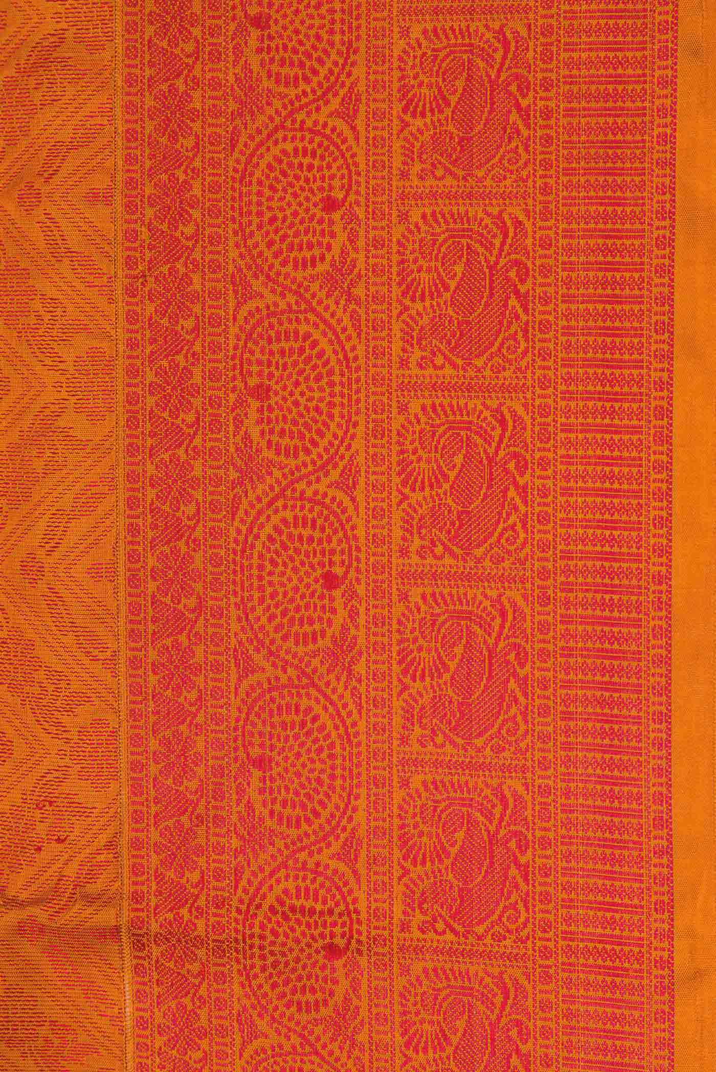 Yellow Soft Silk Saree - Image 3