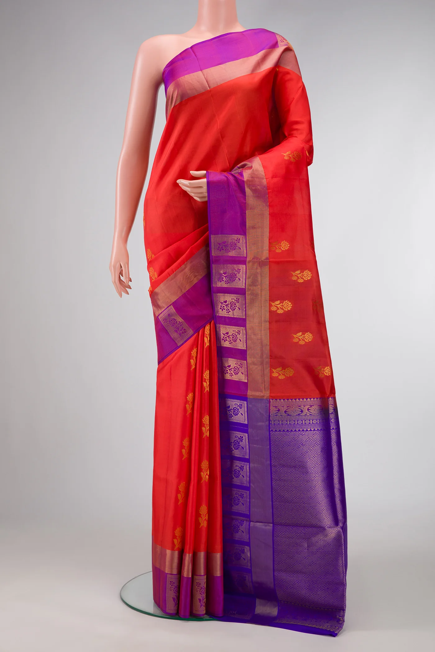 Red Soft Silk Saree